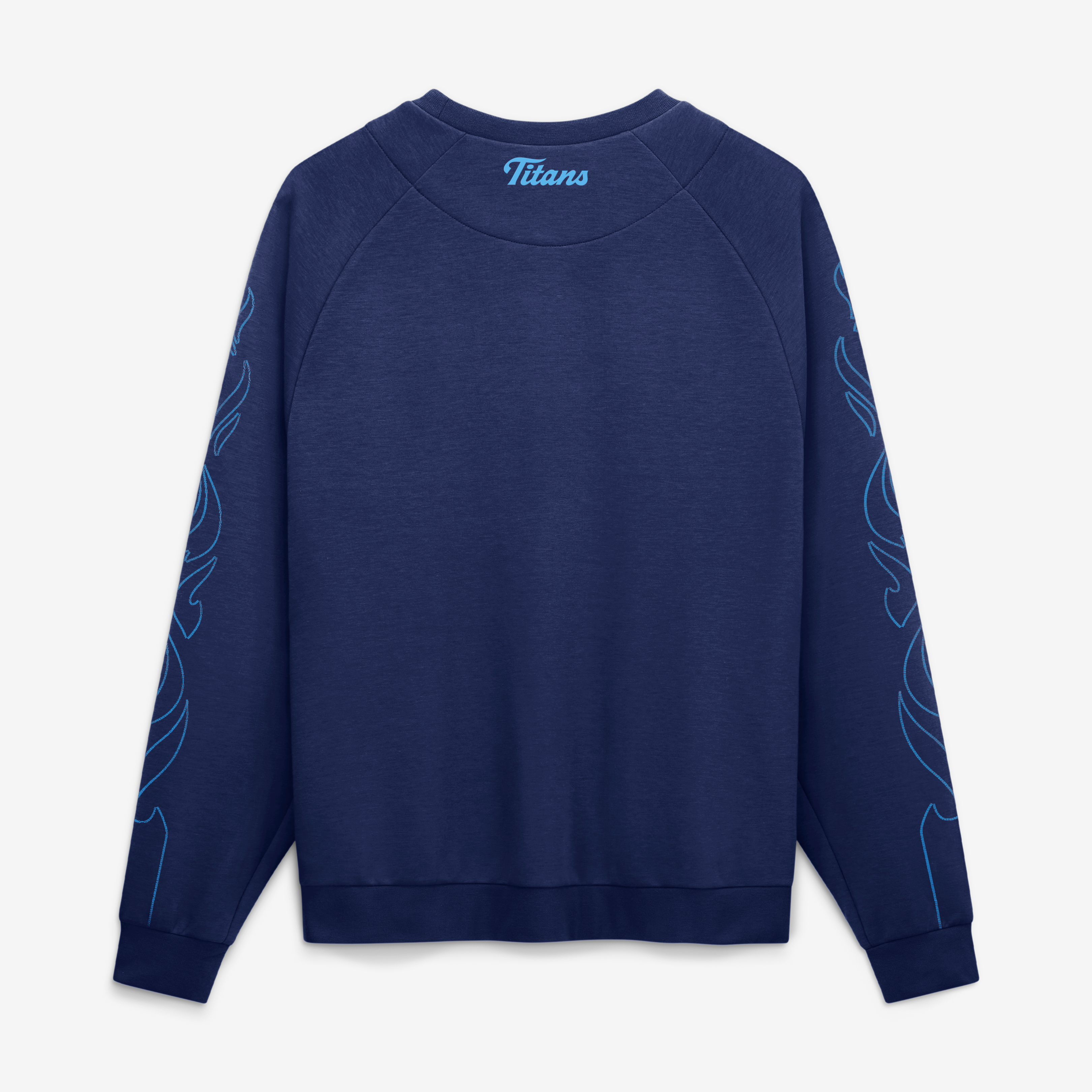 Men's Nike  Navy Tennessee Titans 2026 Rivalries Collection Dri-FIT Crew Sweatshirt