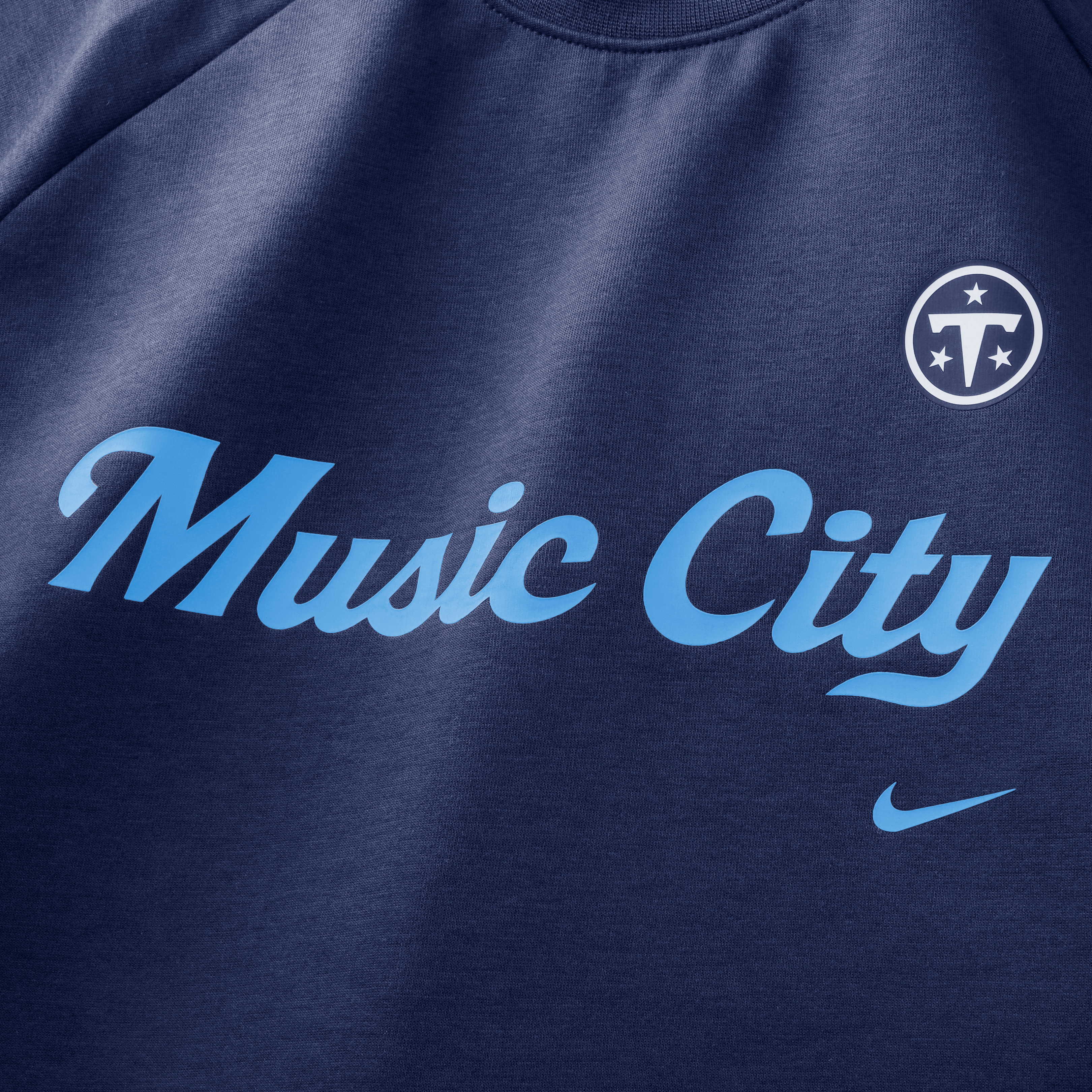 Men's Nike  Navy Tennessee Titans 2026 Rivalries Collection Dri-FIT Crew Sweatshirt