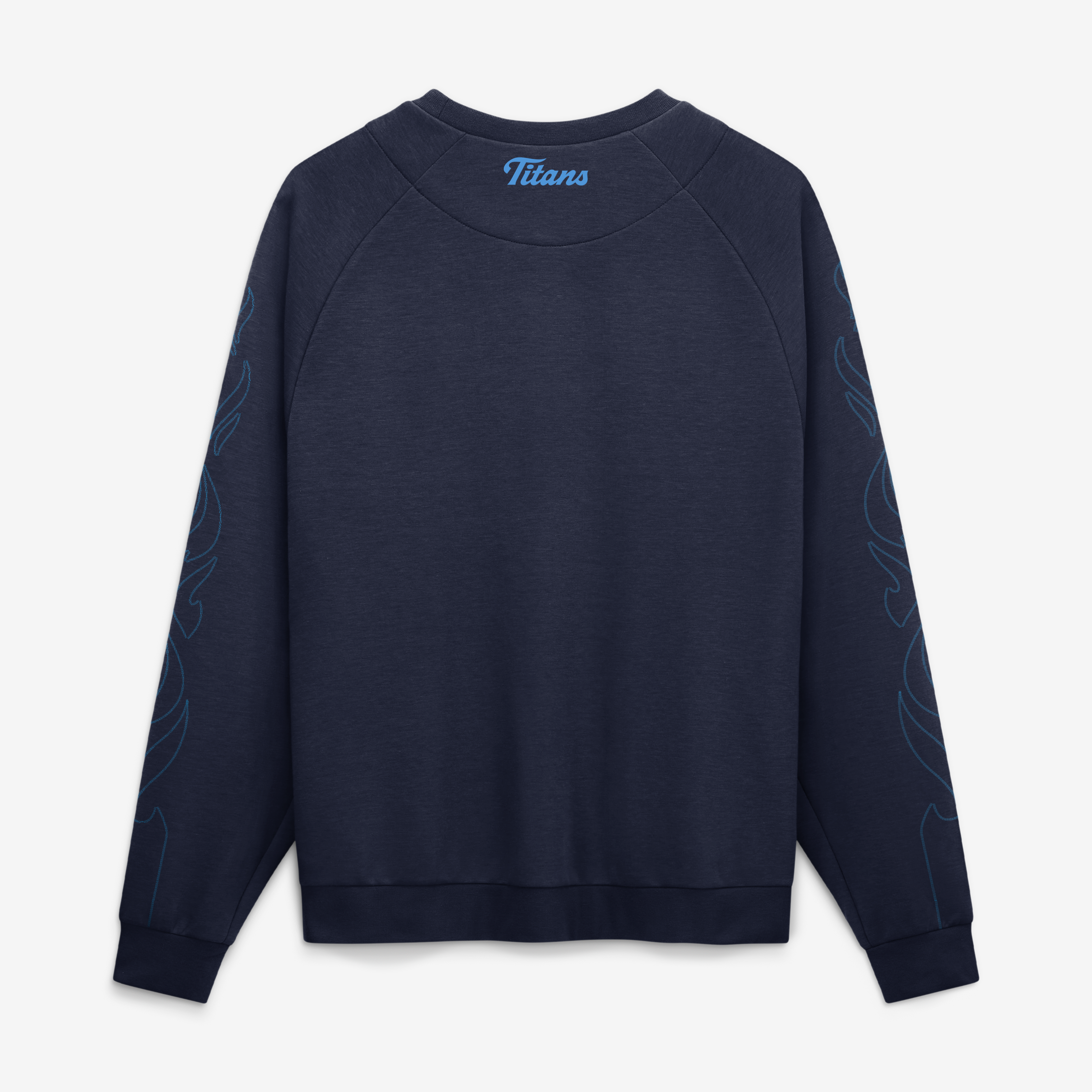 Men's Nike  Navy Tennessee Titans 2026 Rivalries Collection Dri-FIT Crew Sweatshirt