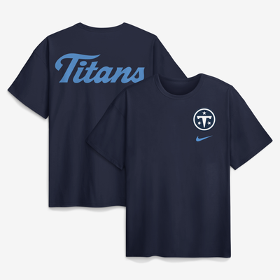  Tennessee Titans Nike 2026 Rivalries Collection Max90 T-Shirt - Navy