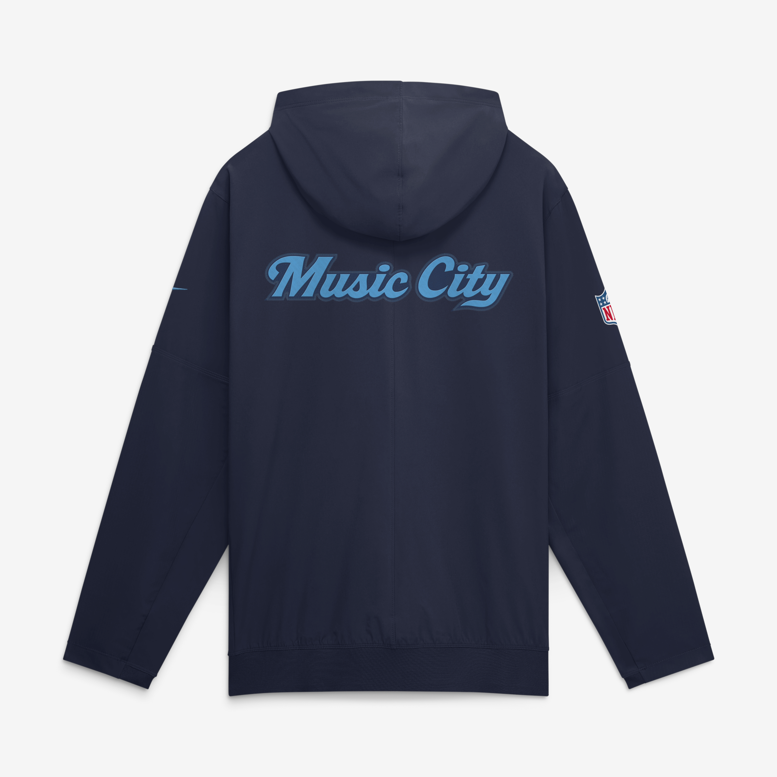 Men's Nike  Navy Tennessee Titans 2026 Rivalries Collection Sideline Anorak Half-Zip Jacket