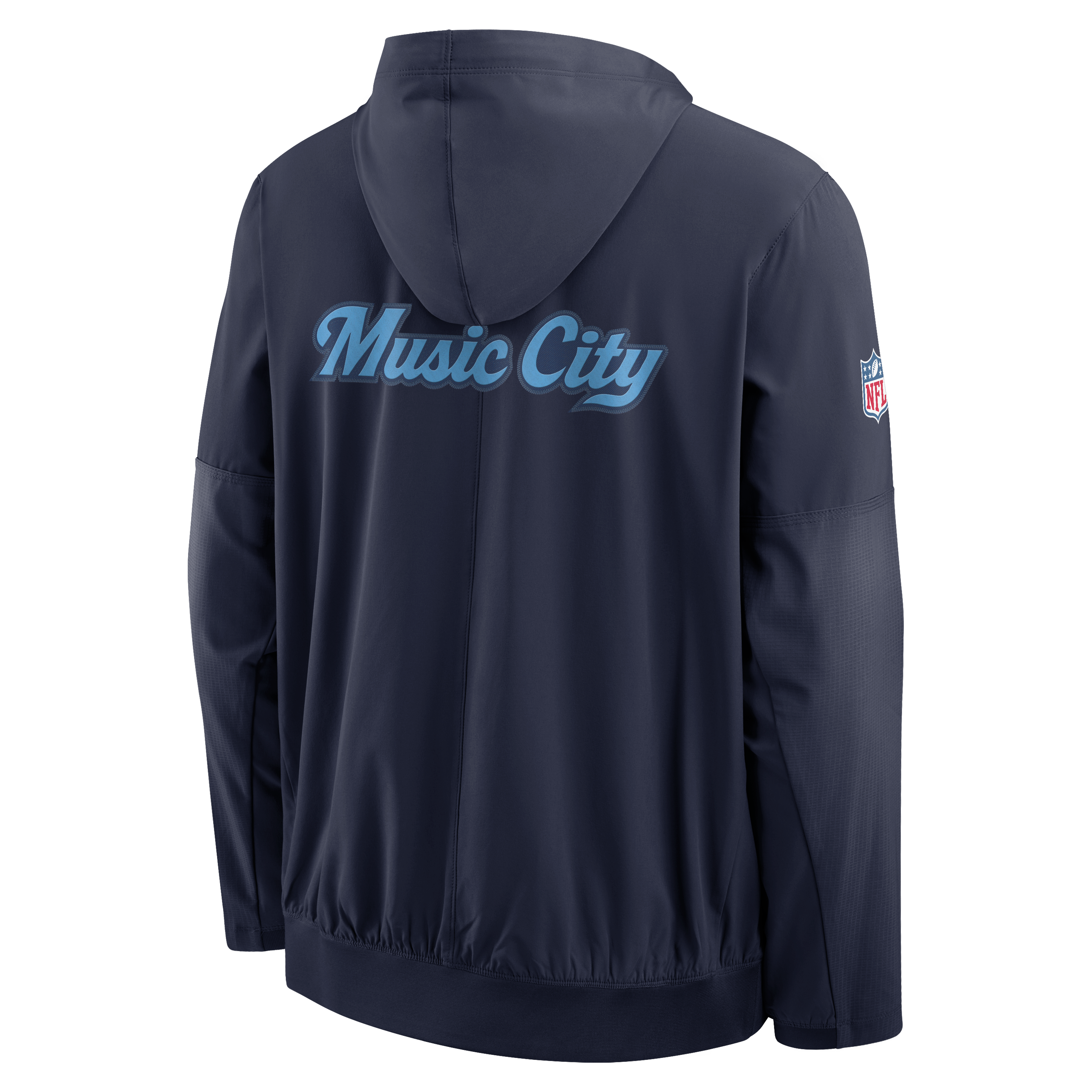 Men's Nike  Navy Tennessee Titans 2026 Rivalries Collection Sideline Anorak Half-Zip Jacket