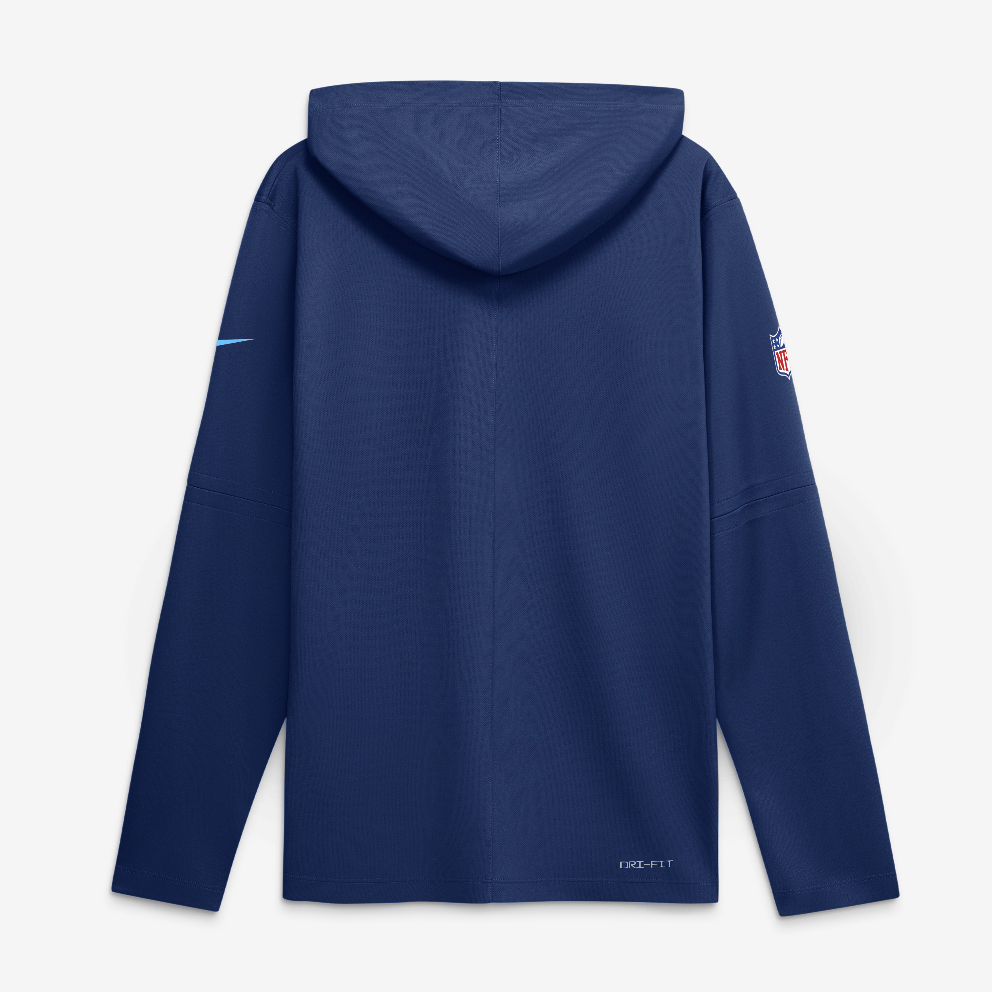 Men's Nike  Navy Tennessee Titans 2026 Rivalries Collection Sideline Lightweight Hooded Long Sleeve Top