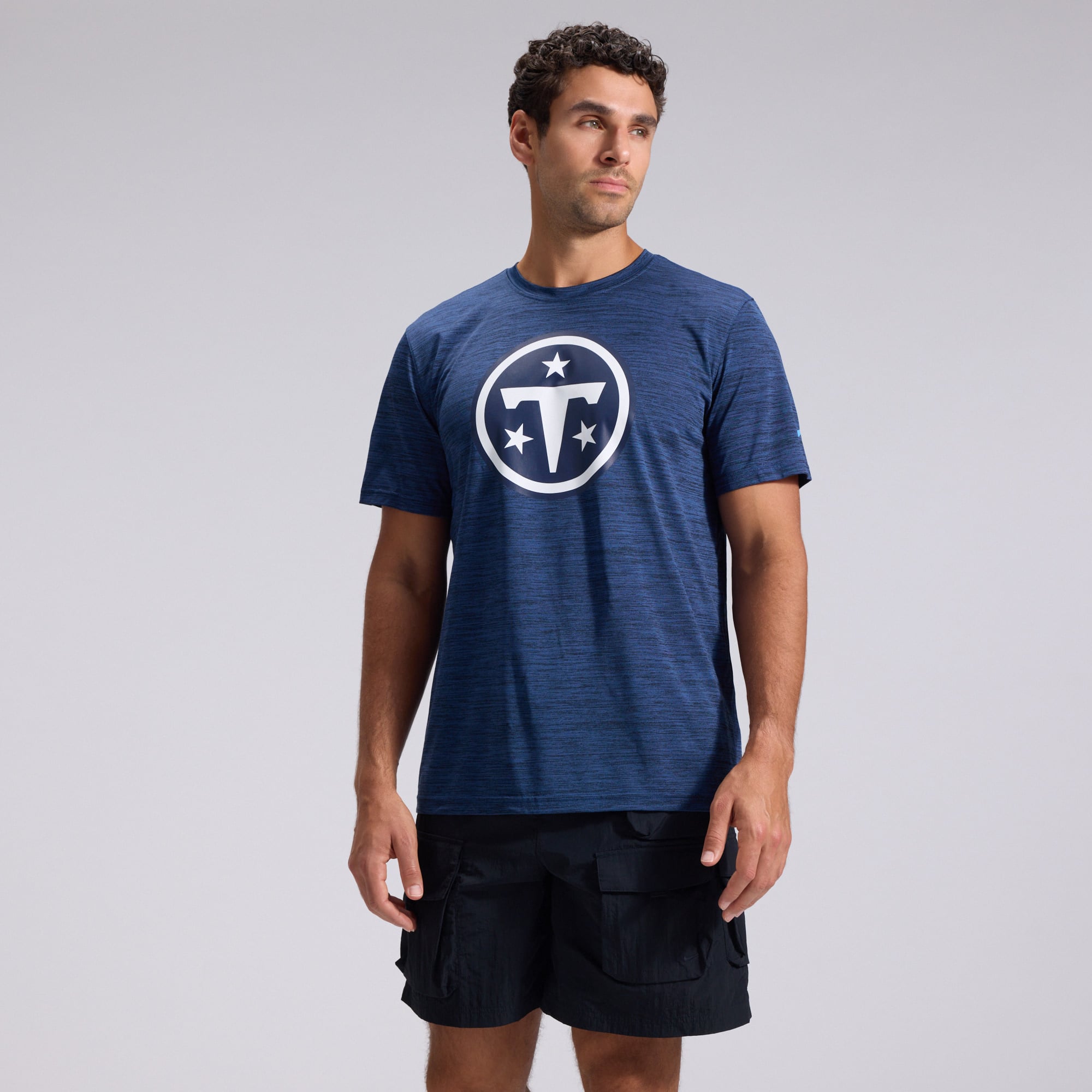 Men's Nike  Navy Tennessee Titans 2026 Rivalries Collection Sideline Velocity T-Shirt