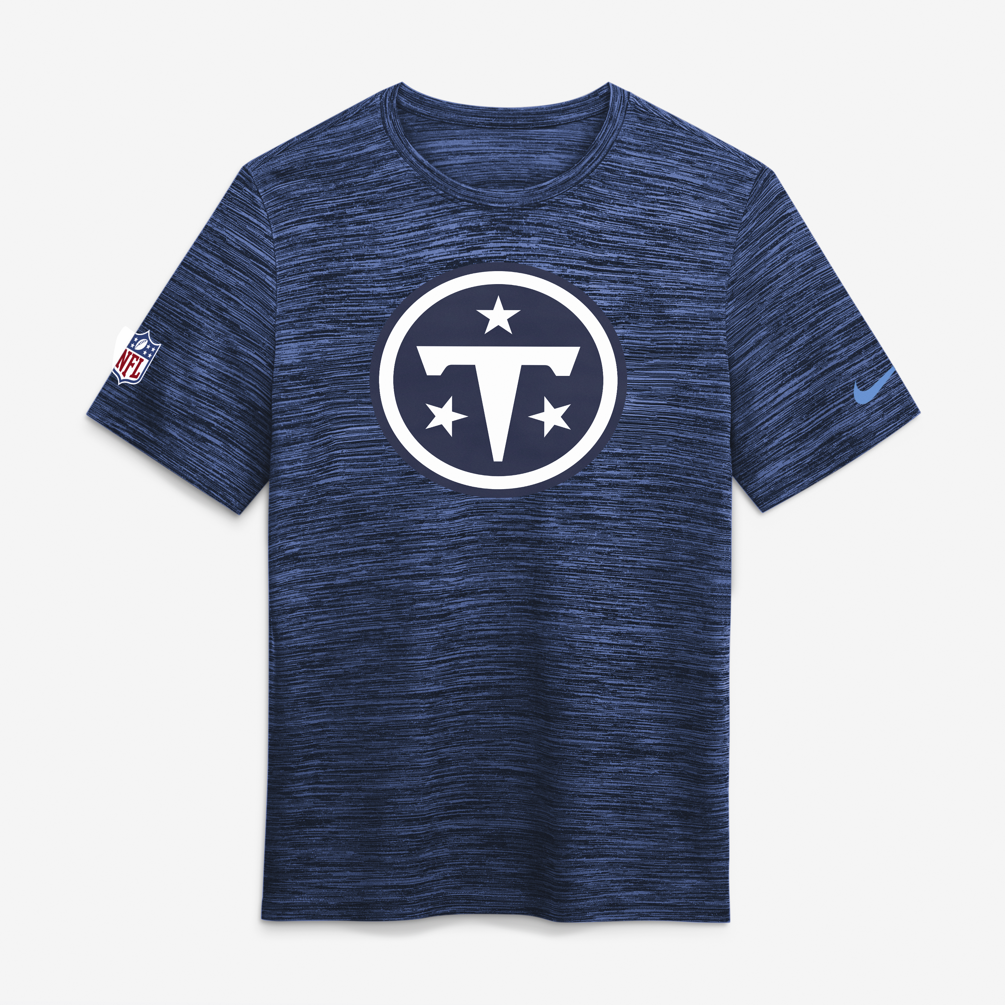 Men's Nike  Navy Tennessee Titans 2026 Rivalries Collection Sideline Velocity T-Shirt