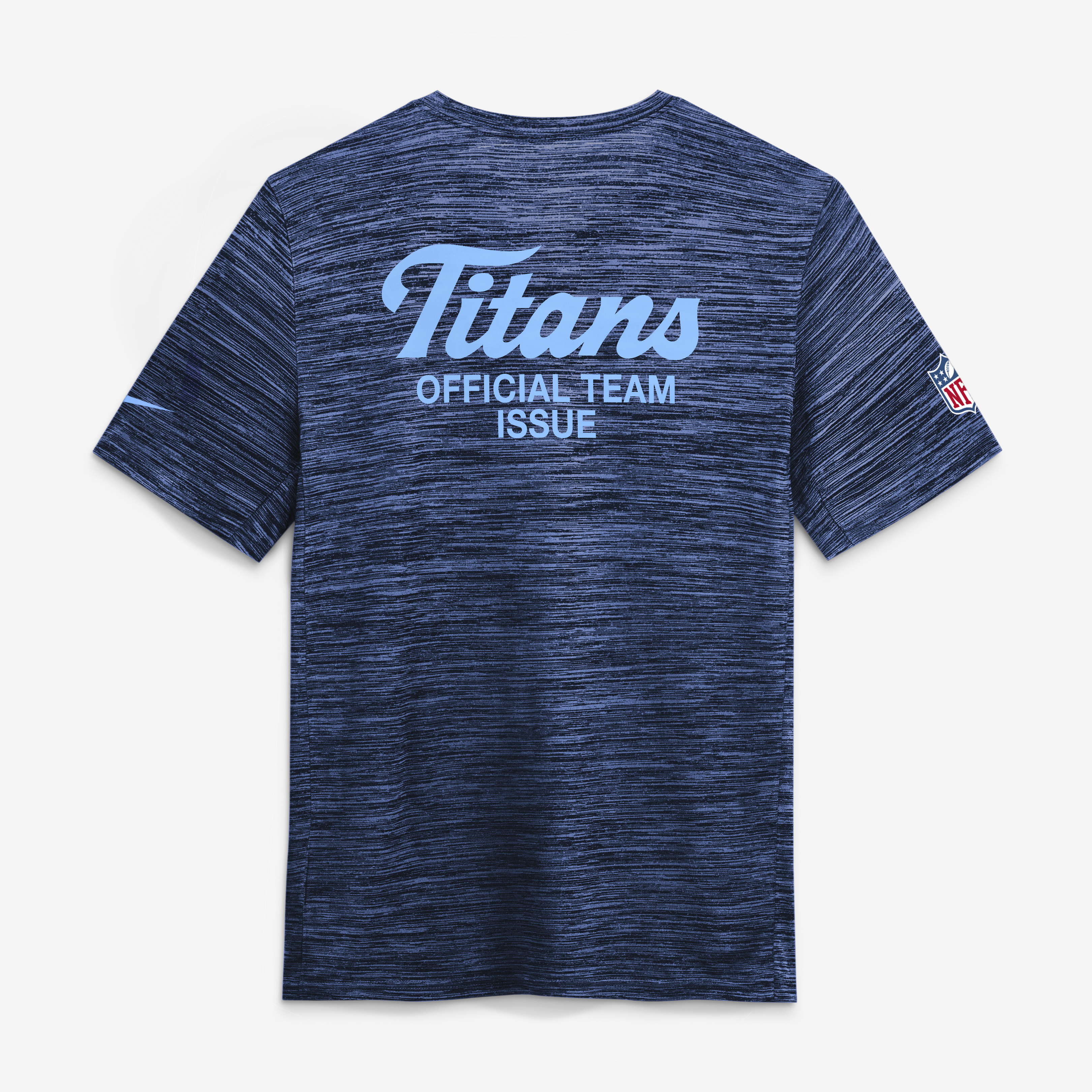 Men's Nike  Navy Tennessee Titans 2026 Rivalries Collection Sideline Velocity T-Shirt