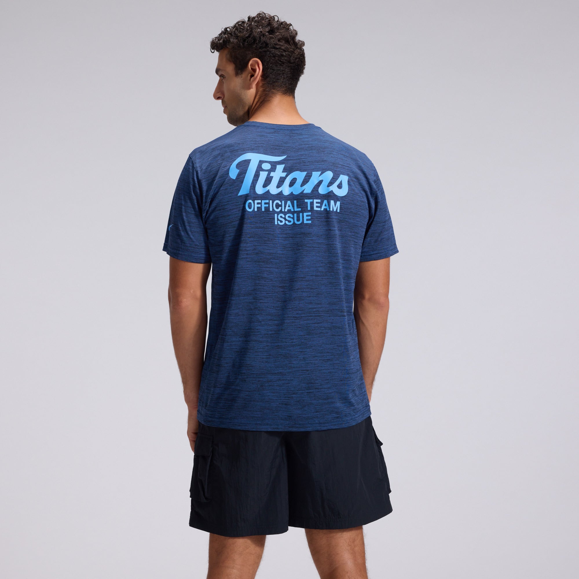 Men's Nike  Navy Tennessee Titans 2026 Rivalries Collection Sideline Velocity T-Shirt