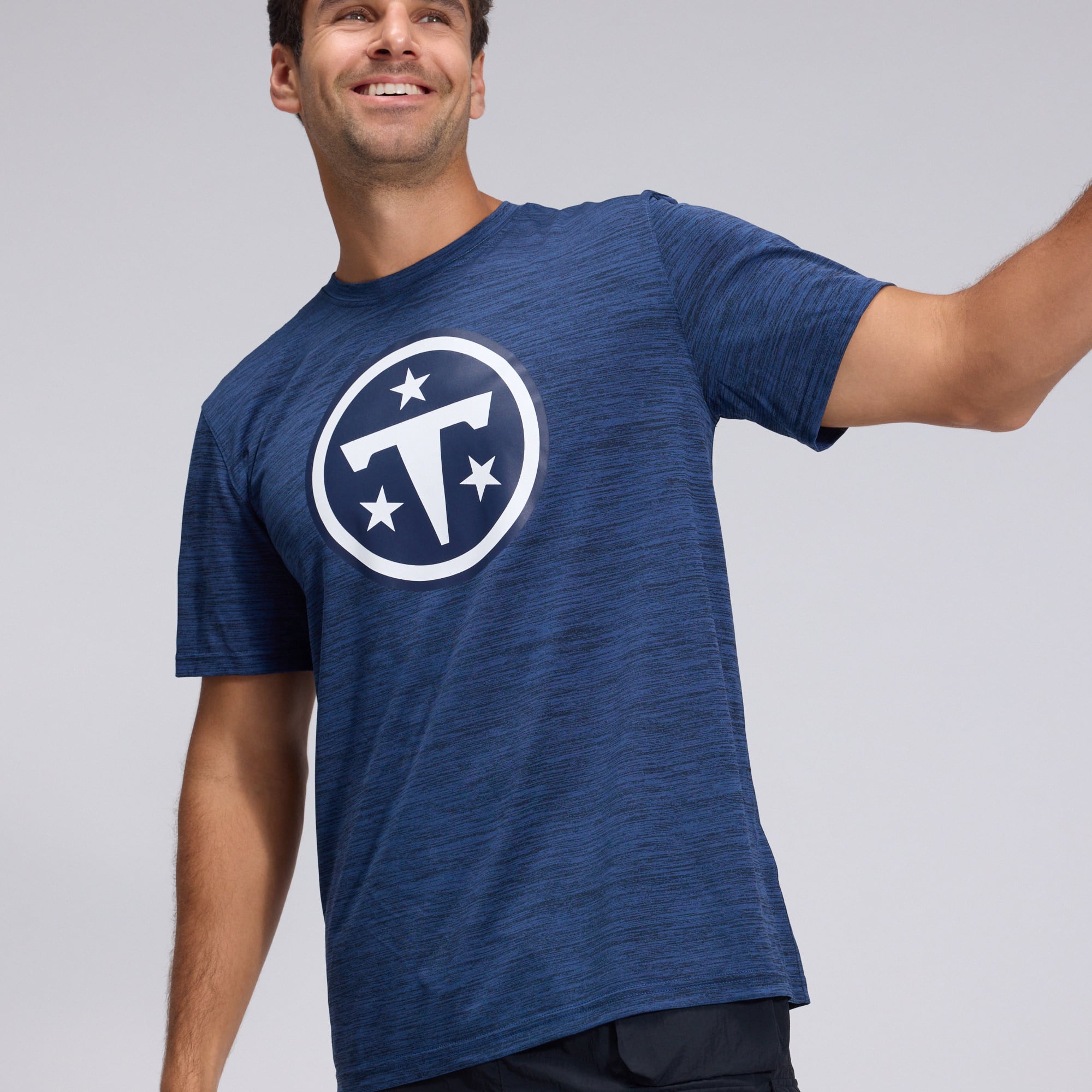 Men's Nike  Navy Tennessee Titans 2026 Rivalries Collection Sideline Velocity T-Shirt