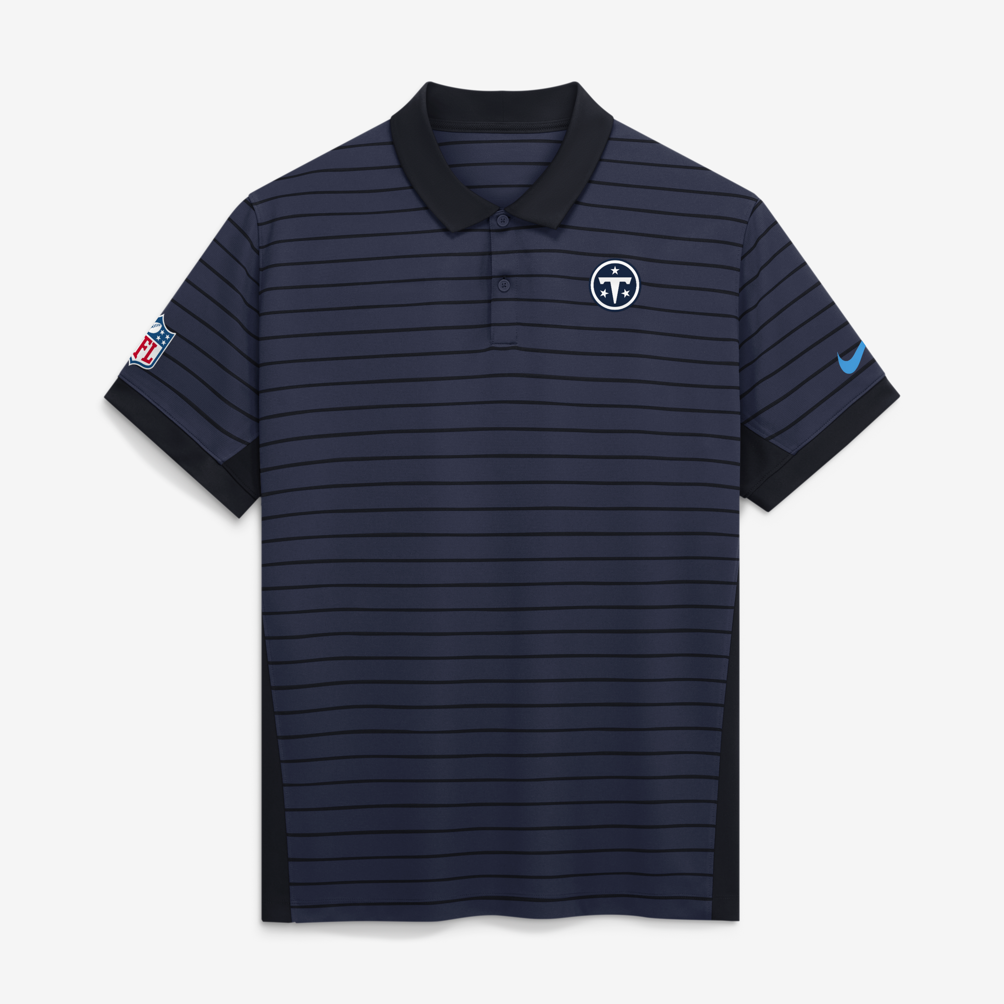 Men's Nike  Navy Tennessee Titans 2026 Rivalries Collection Sideline Victory Polo