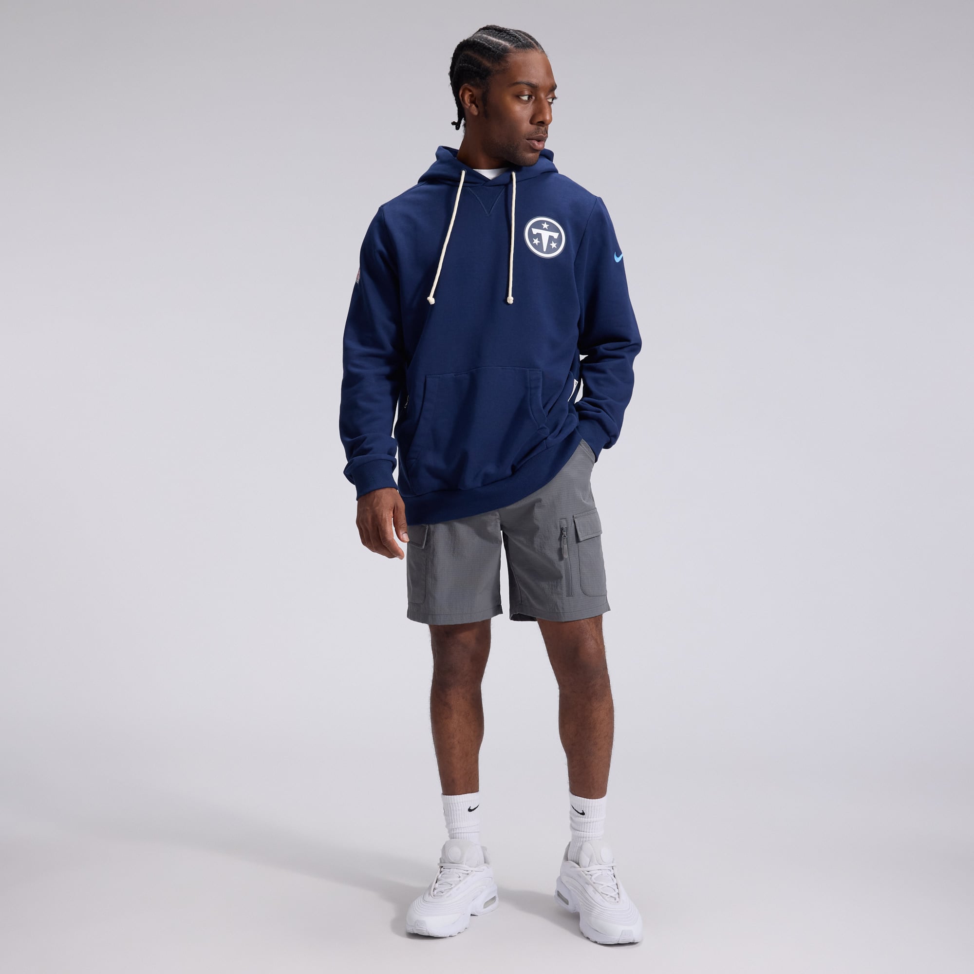 Sweat à capuche Nike bleu marine Tennessee Titans Collection 2026 Rivalries pour homme