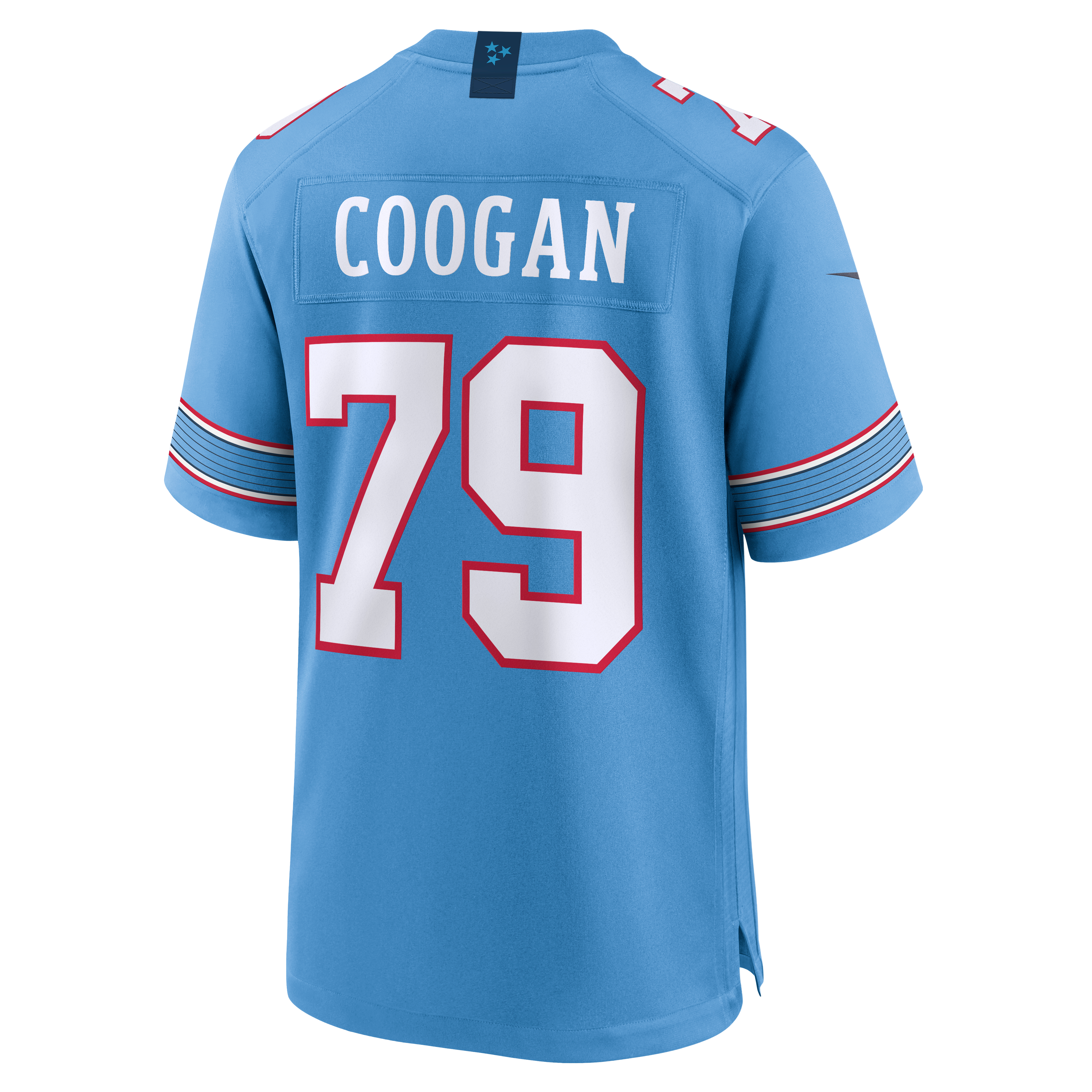 Men's Nike Pat Coogan Light Blue Tennessee Titans Team Game Jersey