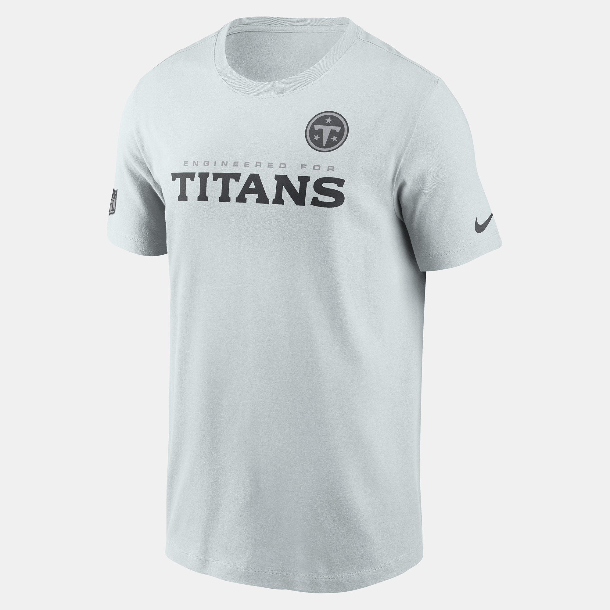 T-shirt Nike Platinum Tennessee Titans Sideline Dri-FIT pour homme