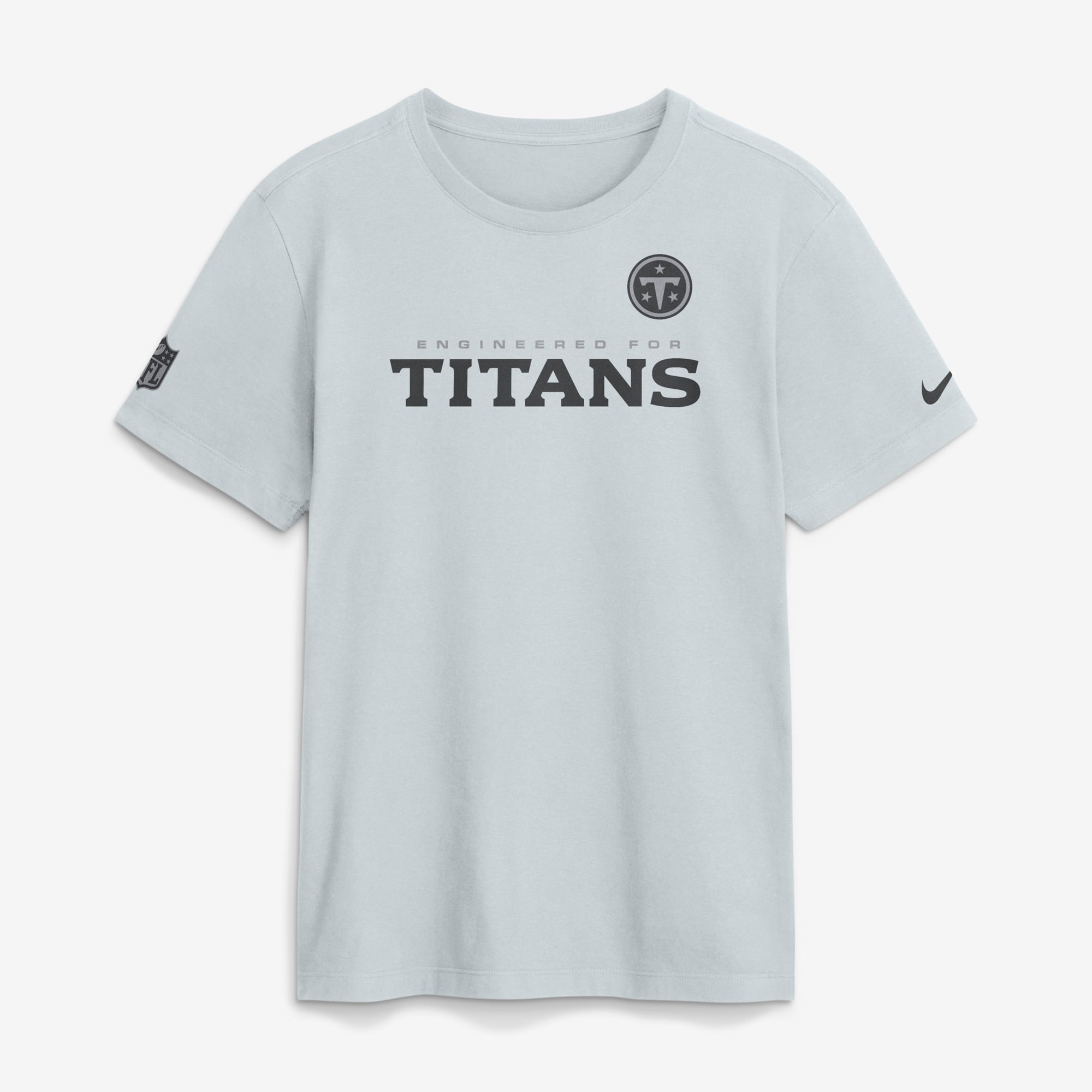 T-shirt Nike Platinum Tennessee Titans Sideline Dri-FIT pour homme