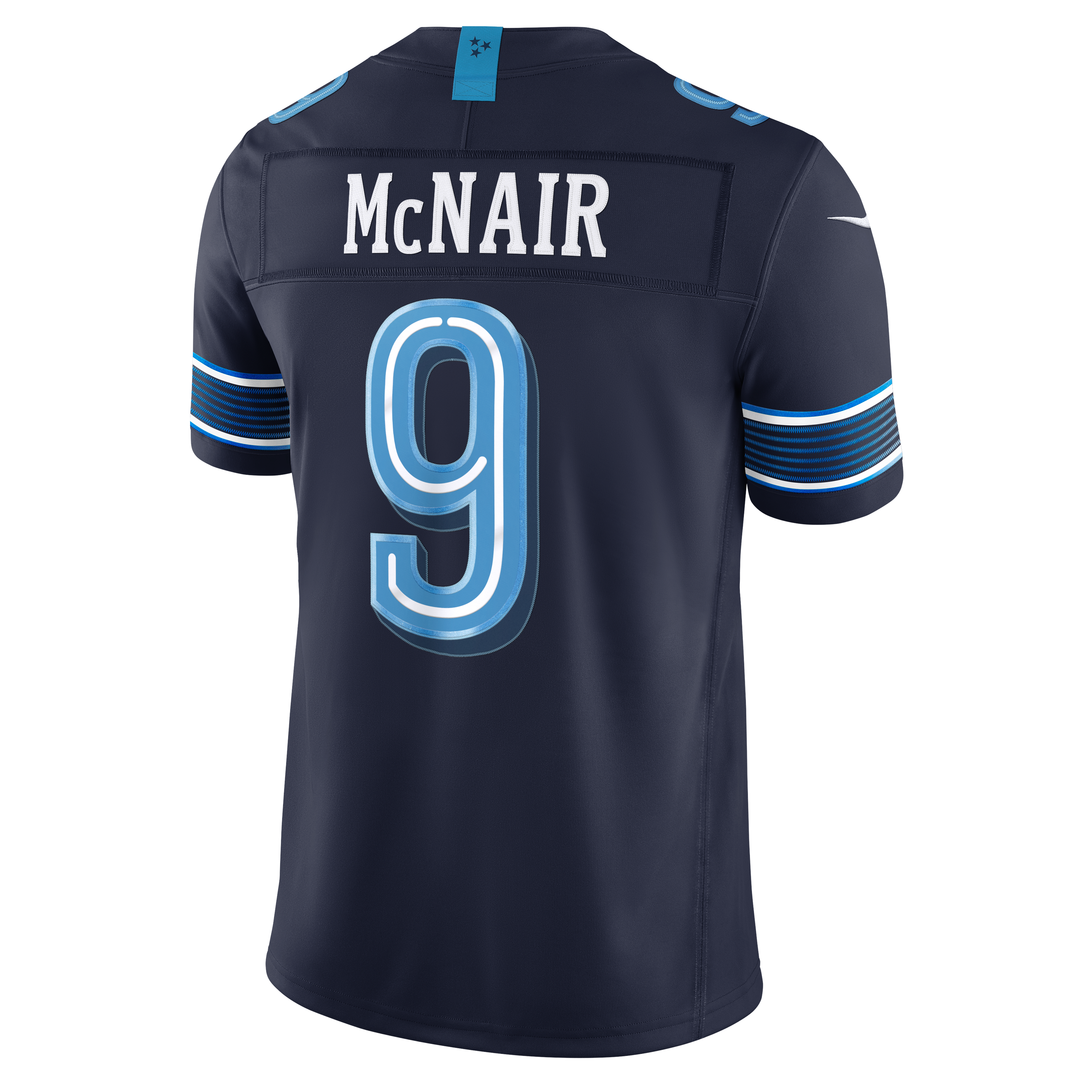 Men's Nike Steve McNair Navy Tennessee Titans 2026 Rivalries Collection Stitched Limited Jersey