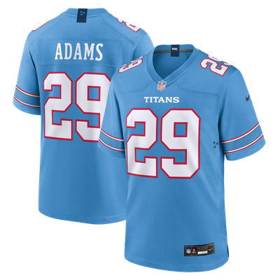 Tony Adams Tennessee Titans Nike Team Game Jersey - Light Blue