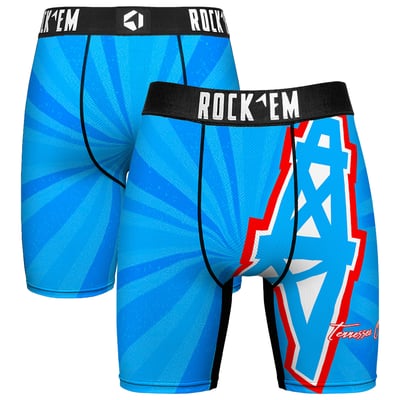  Tennessee Titans Rock Em Throwback Swirl Boxer Briefs - Blue