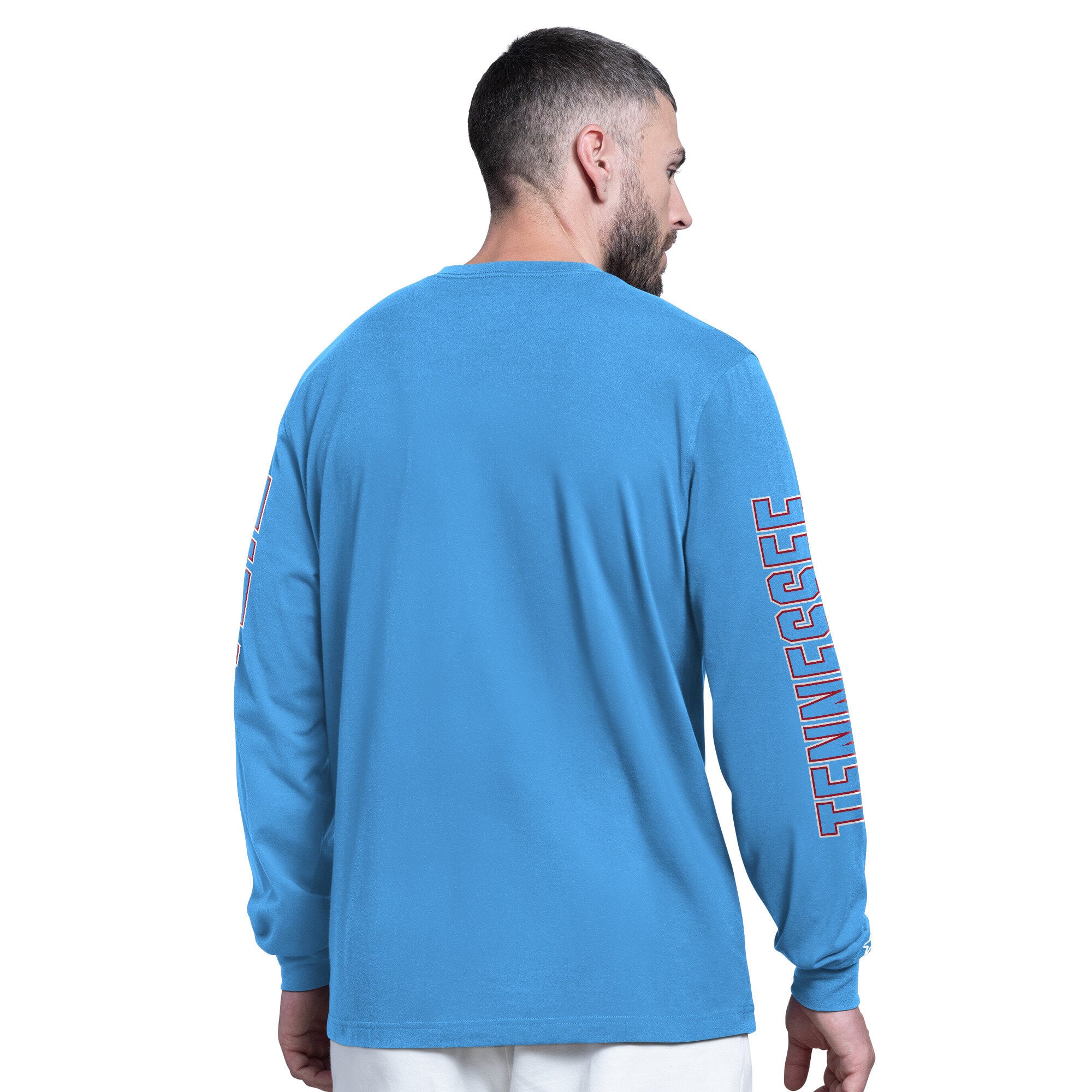 T-shirt à manches longues Starter bleu clair Tennessee Titans Clutch Hit II pour homme