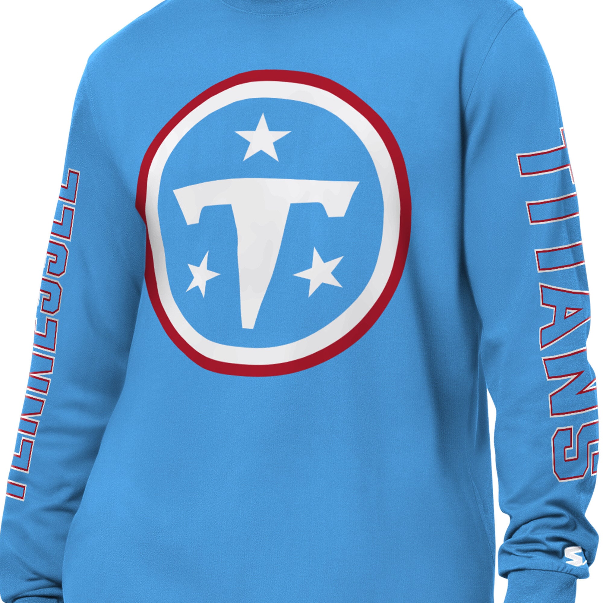 T-shirt à manches longues Starter bleu clair Tennessee Titans Clutch Hit II pour homme