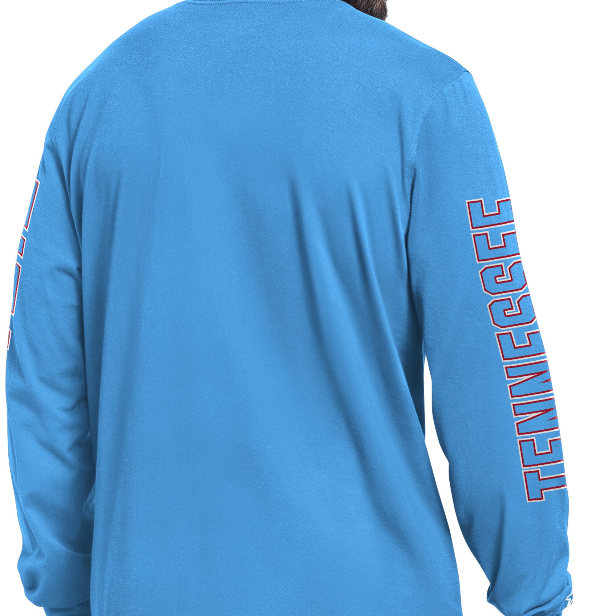T-shirt à manches longues Starter bleu clair Tennessee Titans Clutch Hit II pour homme