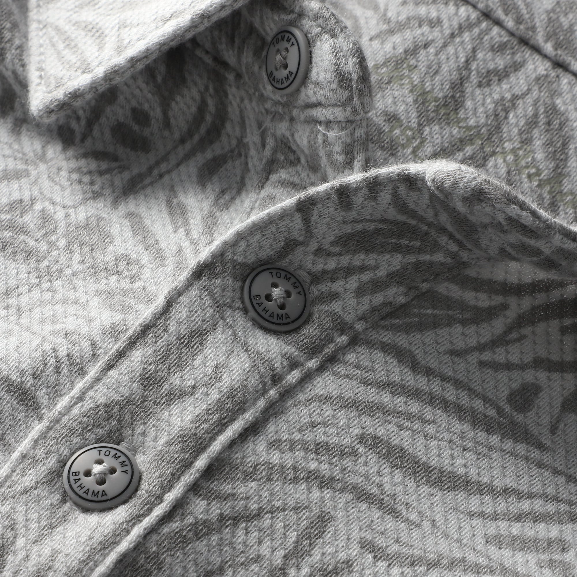 Men's Tommy Bahama Gray Tennessee Titans IslandZone Wild Hibiscus Tri-Blend Polo