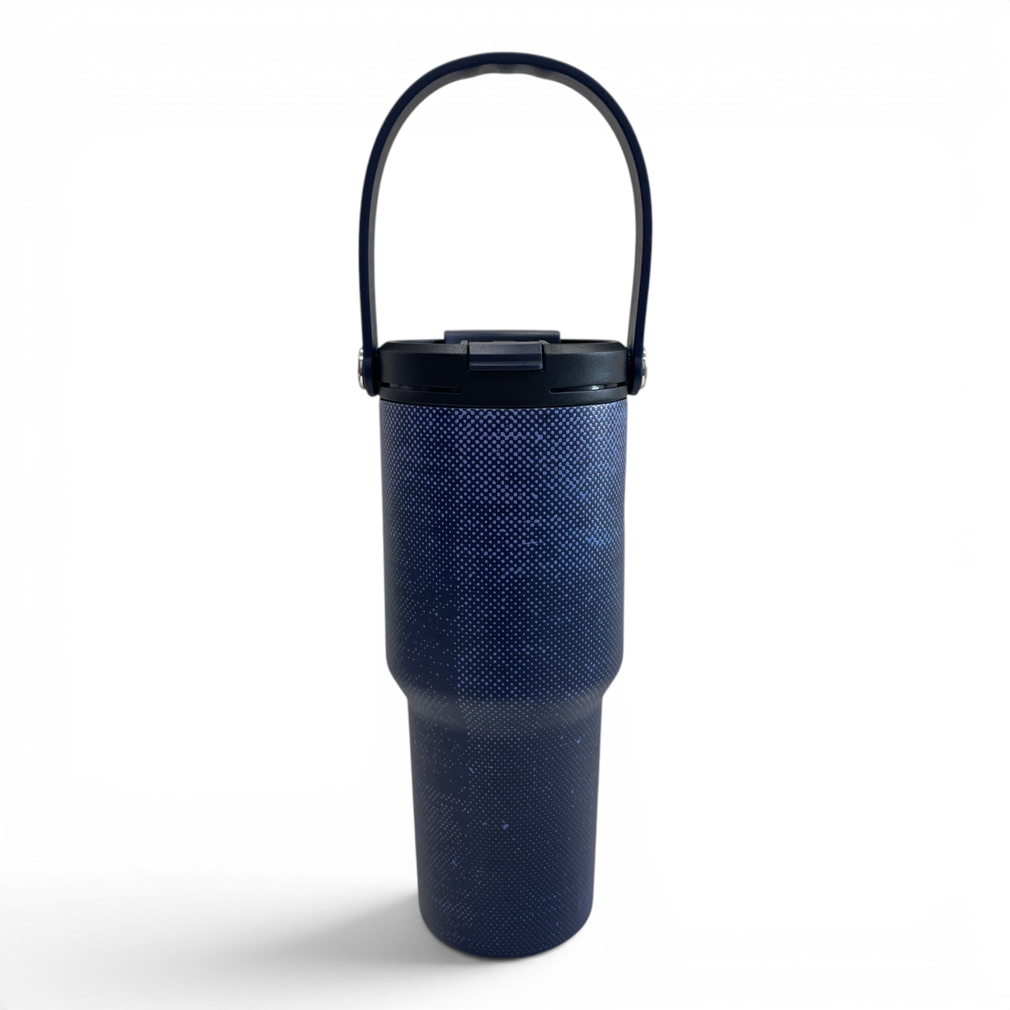 Gourde Pegasus Tennessee Titans 710 ml (24 oz) en acier inoxydable à double bouchon et motif moucheté dégradé