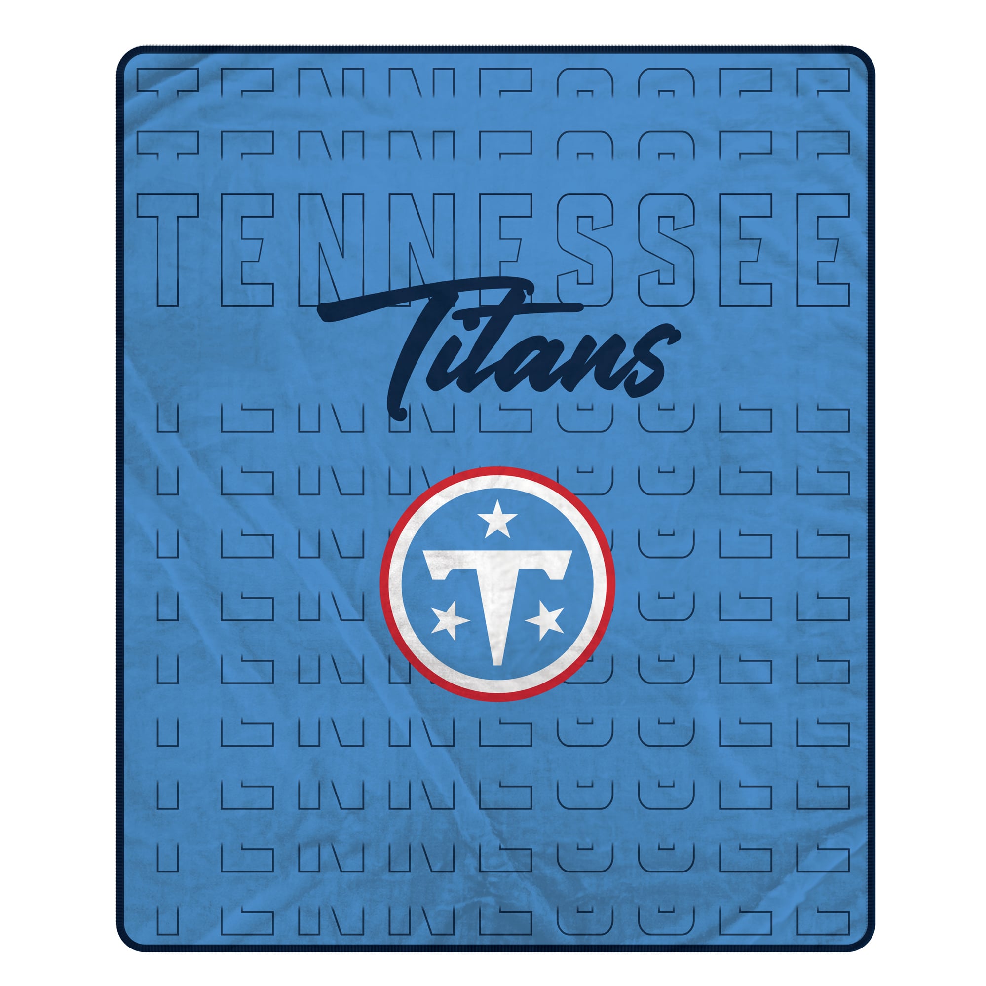 Couverture ultra douce Pegasus Tennessee Titans Echo Script Fade 50" x 60"
