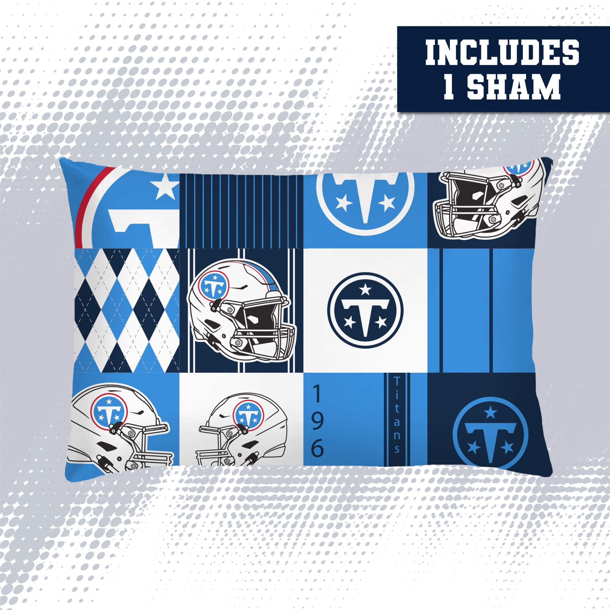 Pegasus Tennessee Titans Patchwork Plaid Two-Piece Twin/Twin XL Bed in a Bag Set