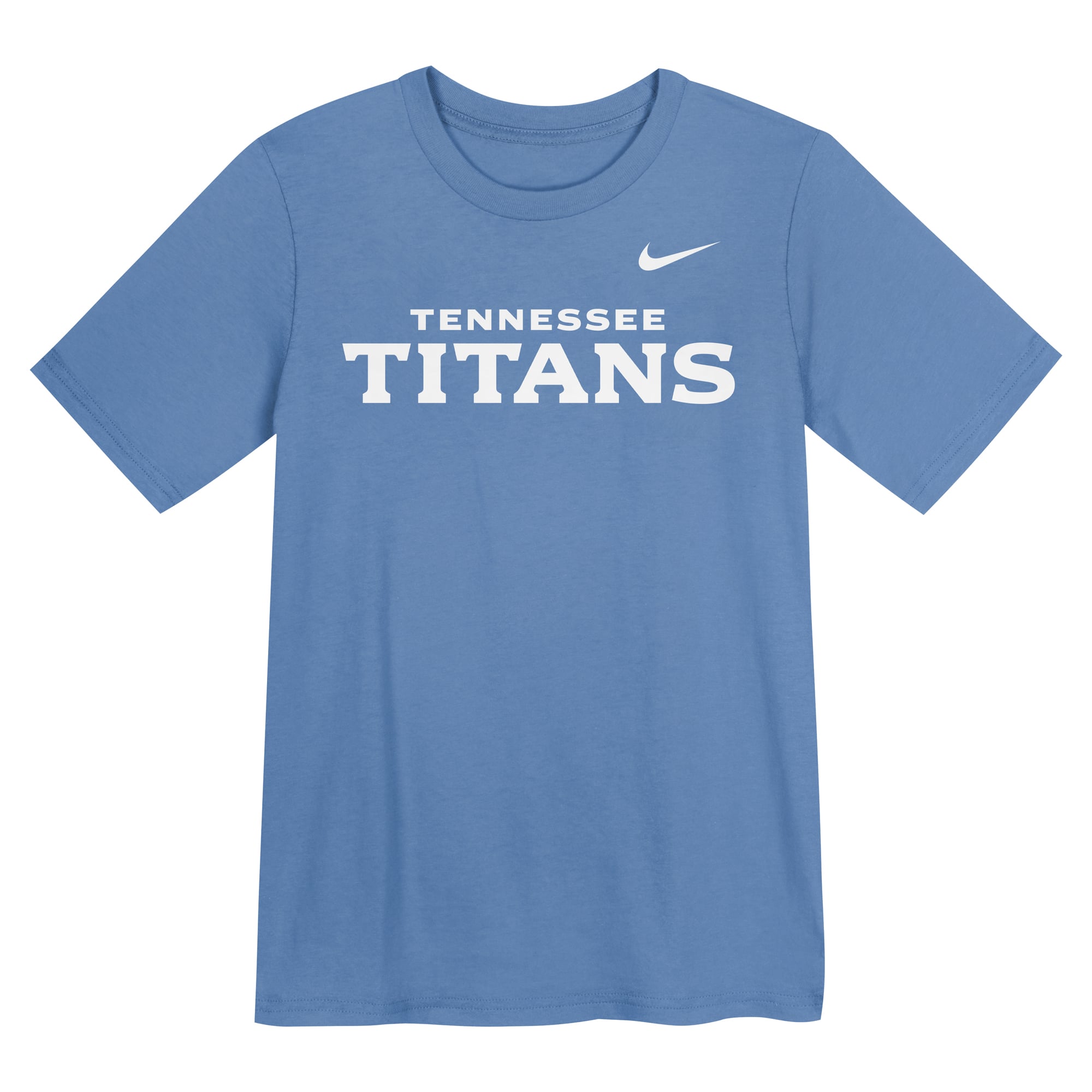 Preschool Nike  Light Blue Tennessee Titans Wordmark T-Shirt