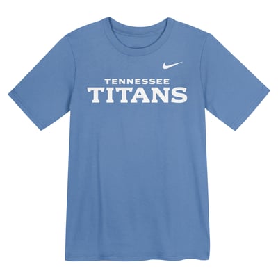  Tennessee Titans Nike Preschool Wordmark T-Shirt - Light Blue