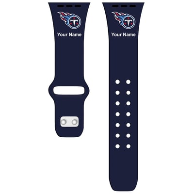 Tennessee Titans 42/44/45mm Personalized Silicone Apple Watch Band