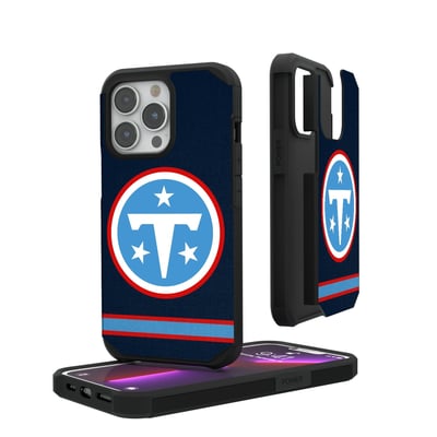 Tennessee Titans iPhone Rugged Stripe Design Case