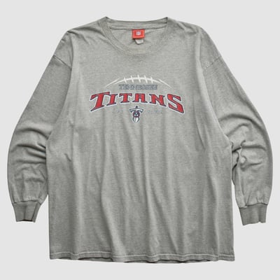Tennessee Titans NFL 2000s Long Sleeve T-shirt - Gray - 2XL by Fanatics Real Vintage