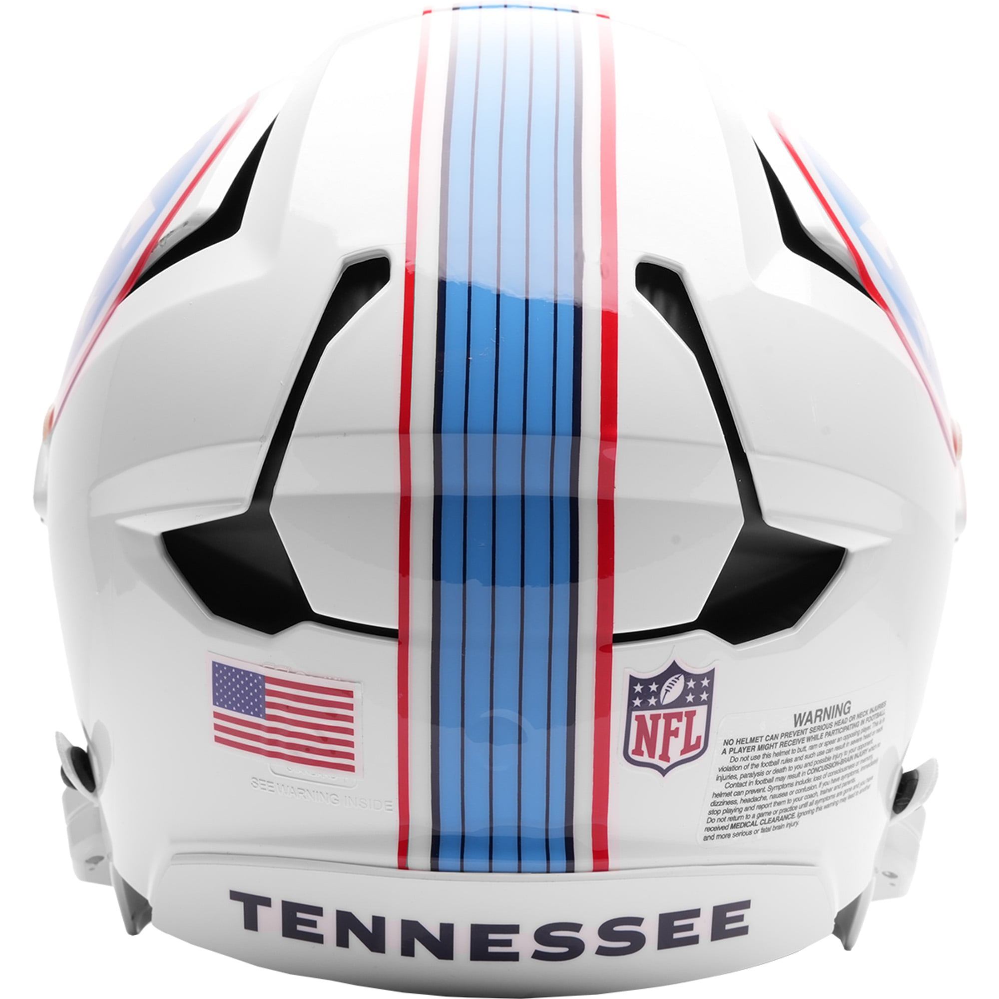 Casque authentique Riddell Axiom des Titans du Tennessee