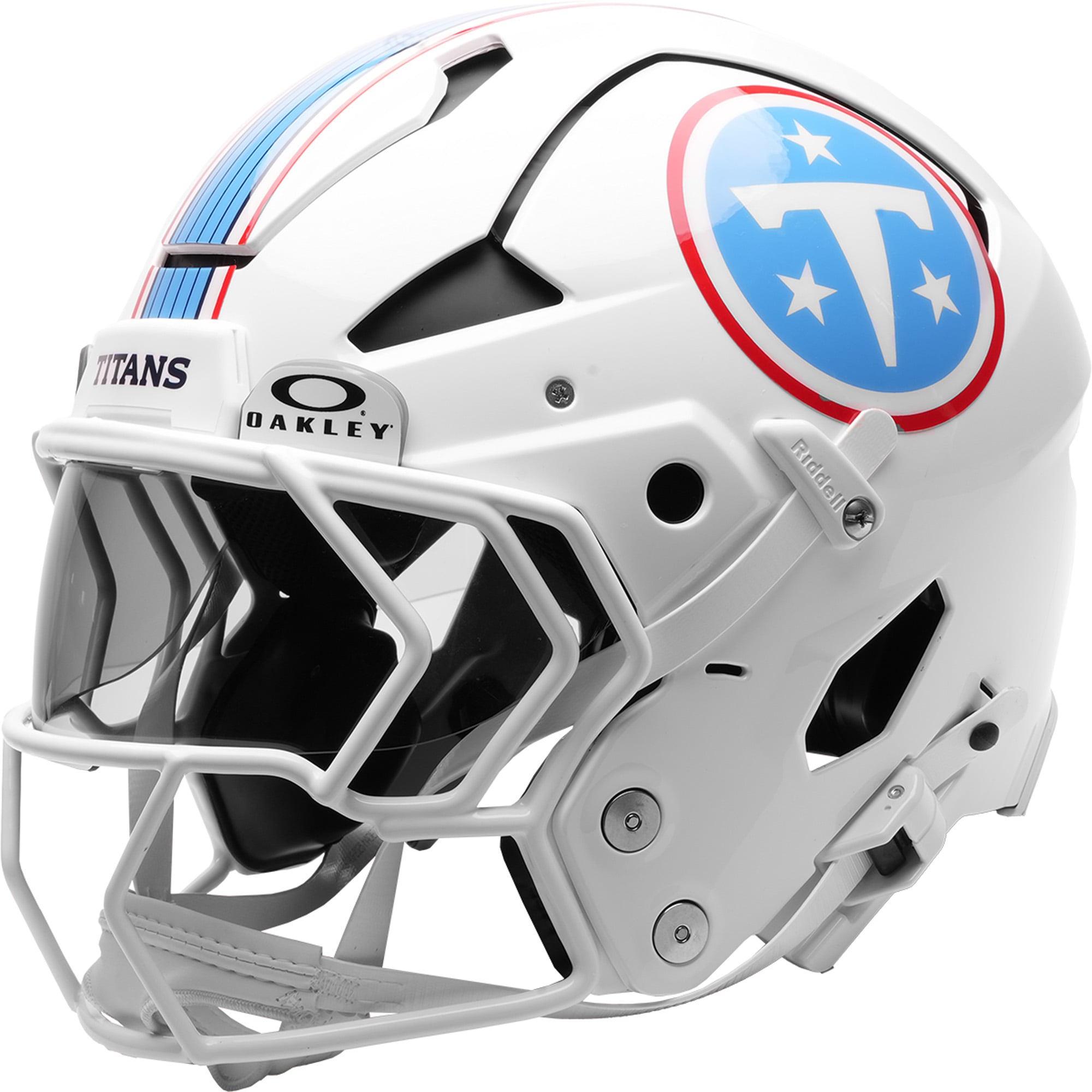 Casque authentique Riddell Axiom des Titans du Tennessee