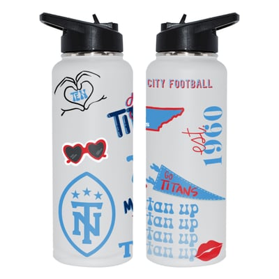 Tennessee Titans The Memory Company 34oz. Loco Stainless Steel Quencher Bottle