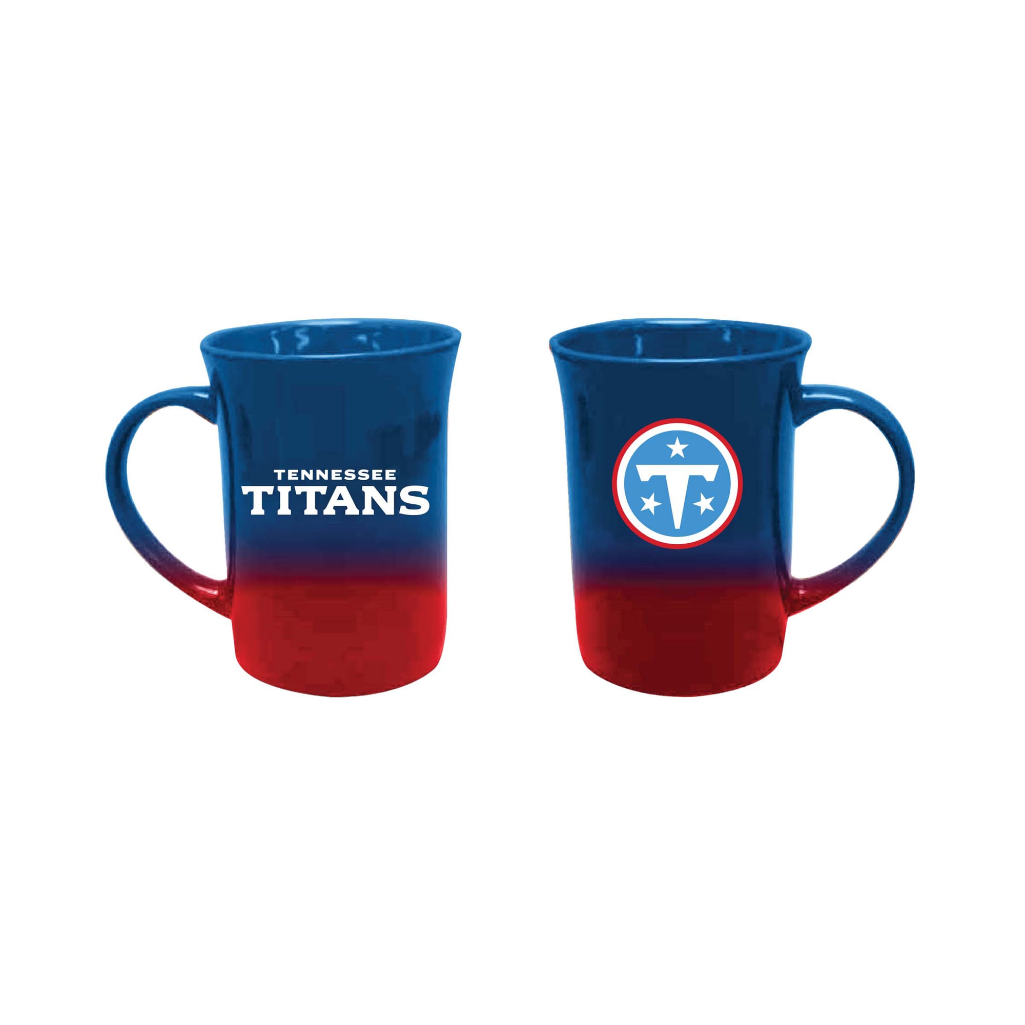 Ensemble de deux tasses en céramique ombrées de 44 cl (15 oz) des Tennessee Titans de The Memory Company