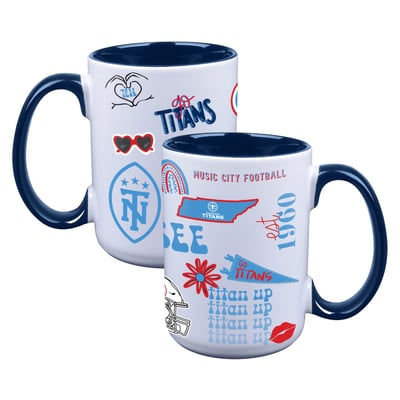 Tennessee Titans The Memory Company Two-Piece 15oz. Loco Coffee Mug Set