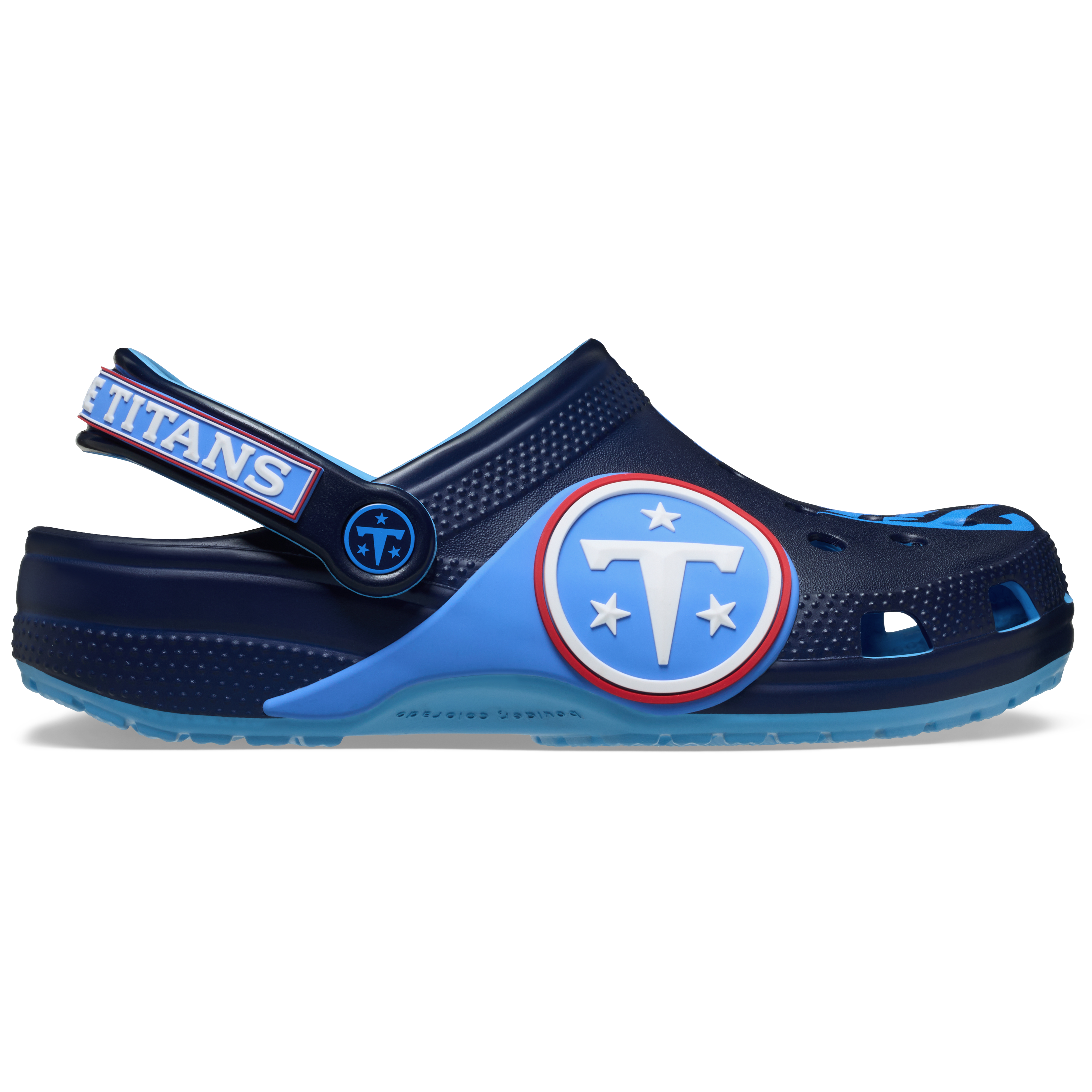 Sabots classiques Crocs pour tout-petits, bleu marine, Tennessee Titans