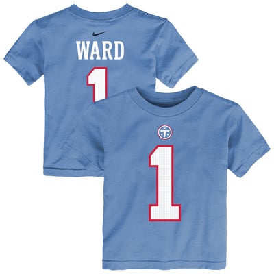 Cameron Ward Tennessee Titans Nike Toddler Player Name & Number T-Shirt - Light Blue
