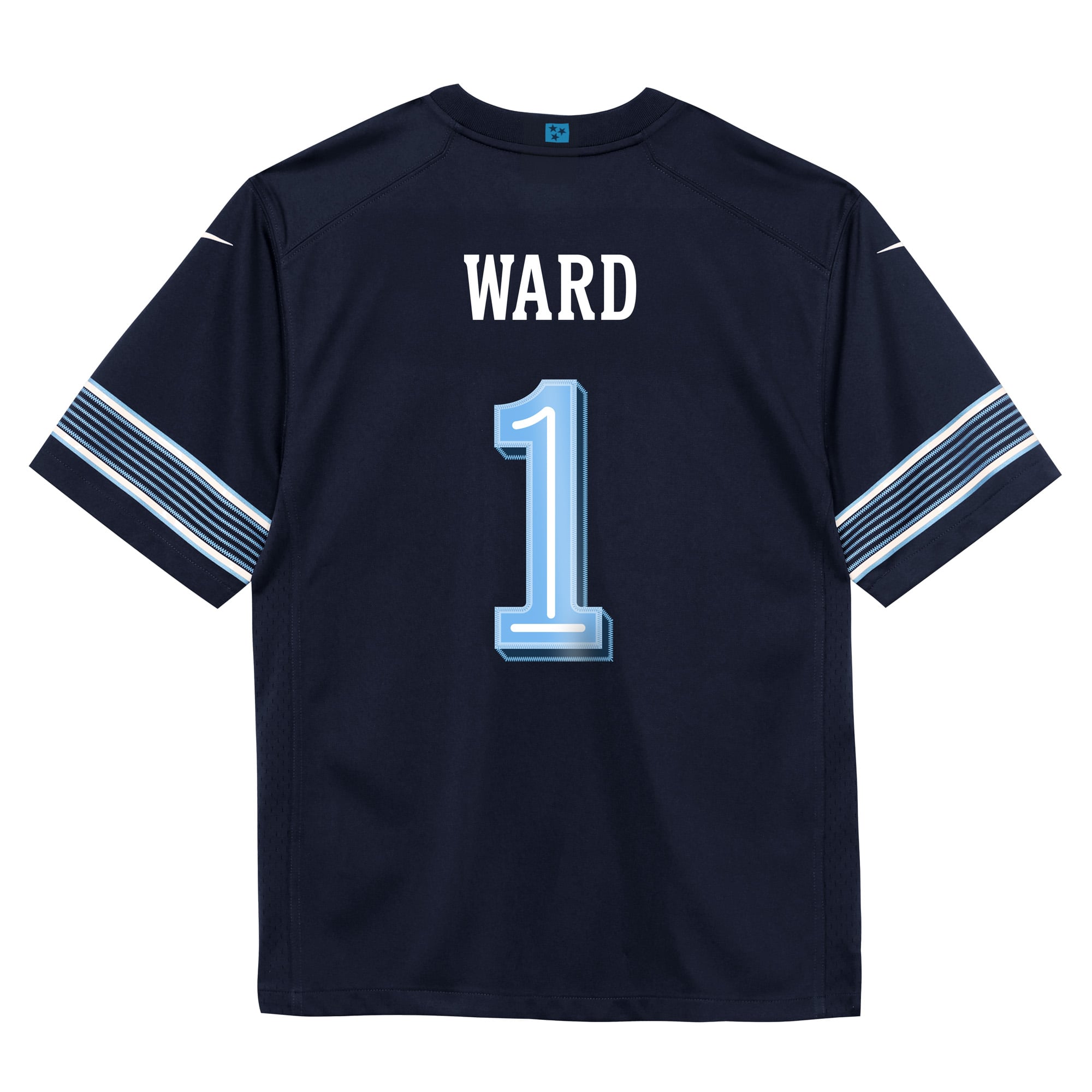 Toddler Nike Cameron Ward Navy Tennessee Titans 2026 Rivalries Collection Game Jersey