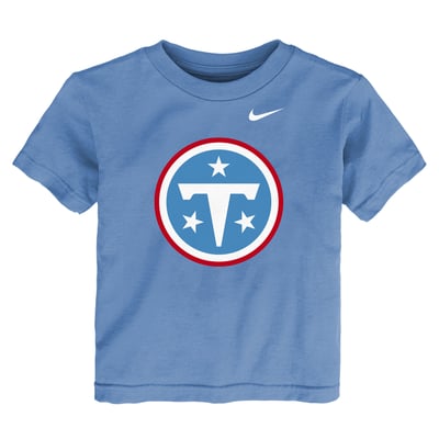 Tennessee Titans Nike Toddler Logo T-Shirt - Light Blue