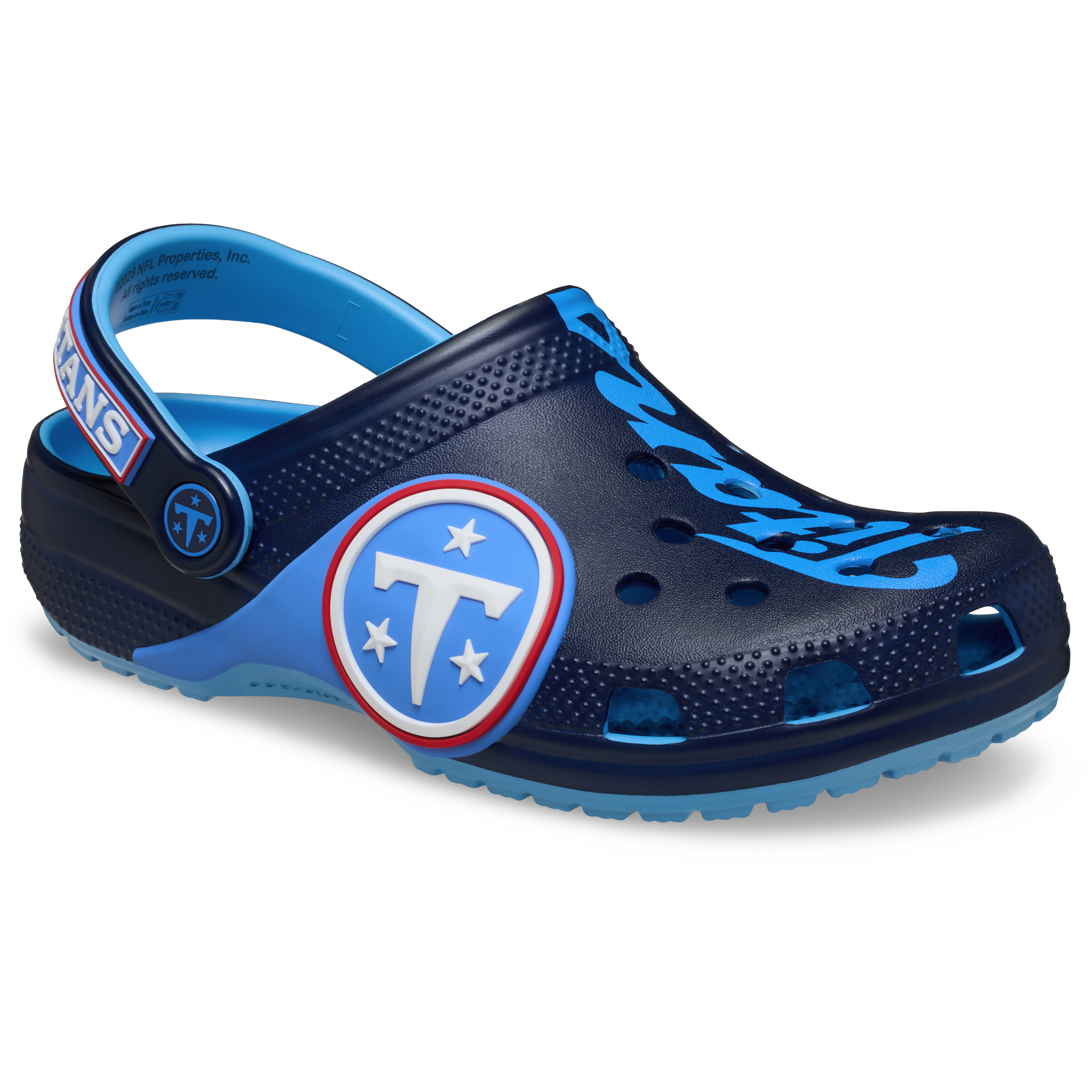 Sabots Crocs Classic unisexes bleu marine Tennessee Titans