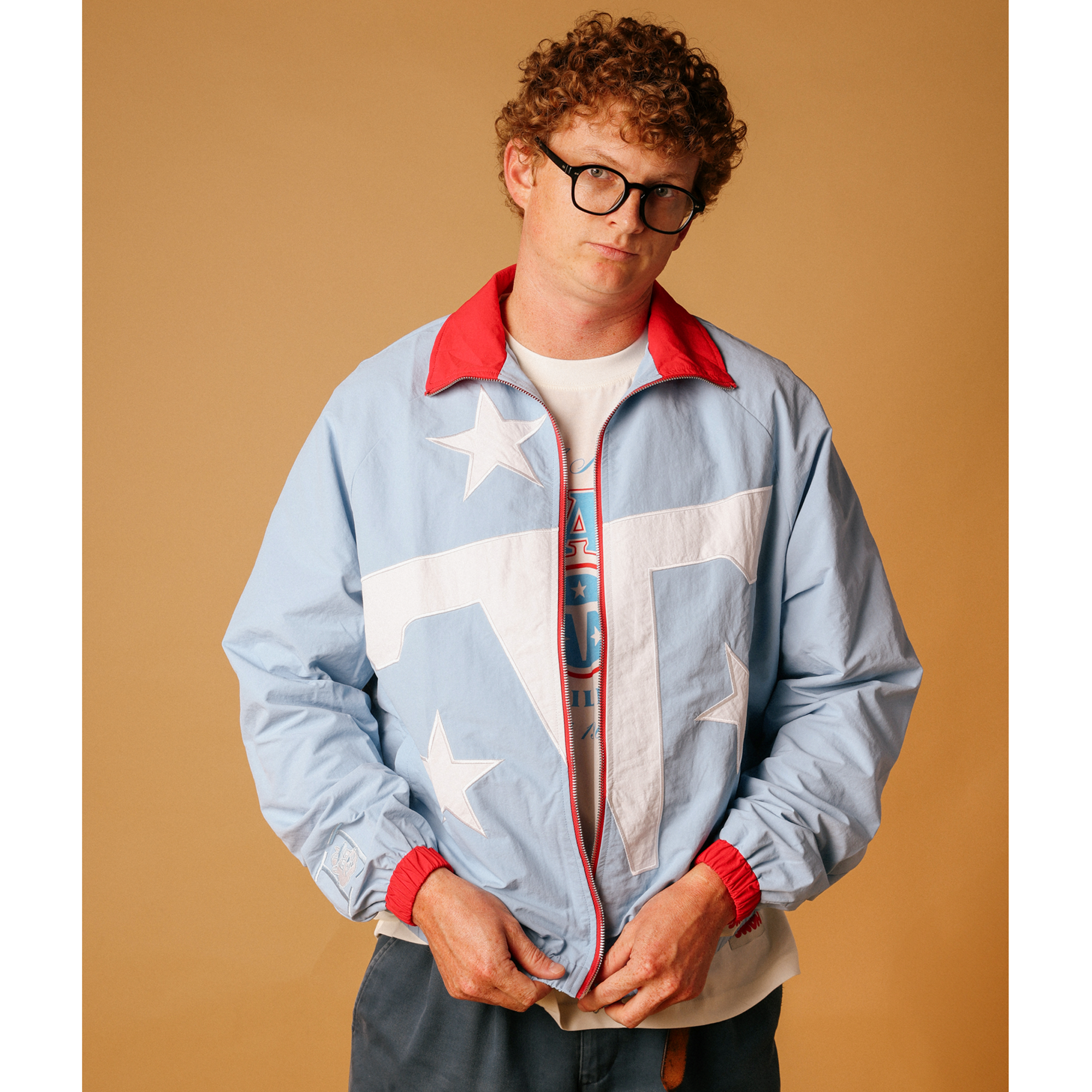 Veste de survêtement unisexe HANG bleu clair Tennessee Titans à fermeture éclair intégrale