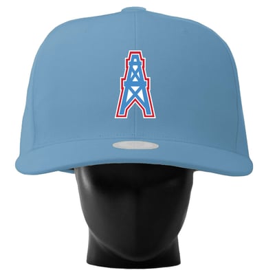  Tennessee Titans Noggin Boss Unisex Throwback Logo Oversized Hat - Powder Blue