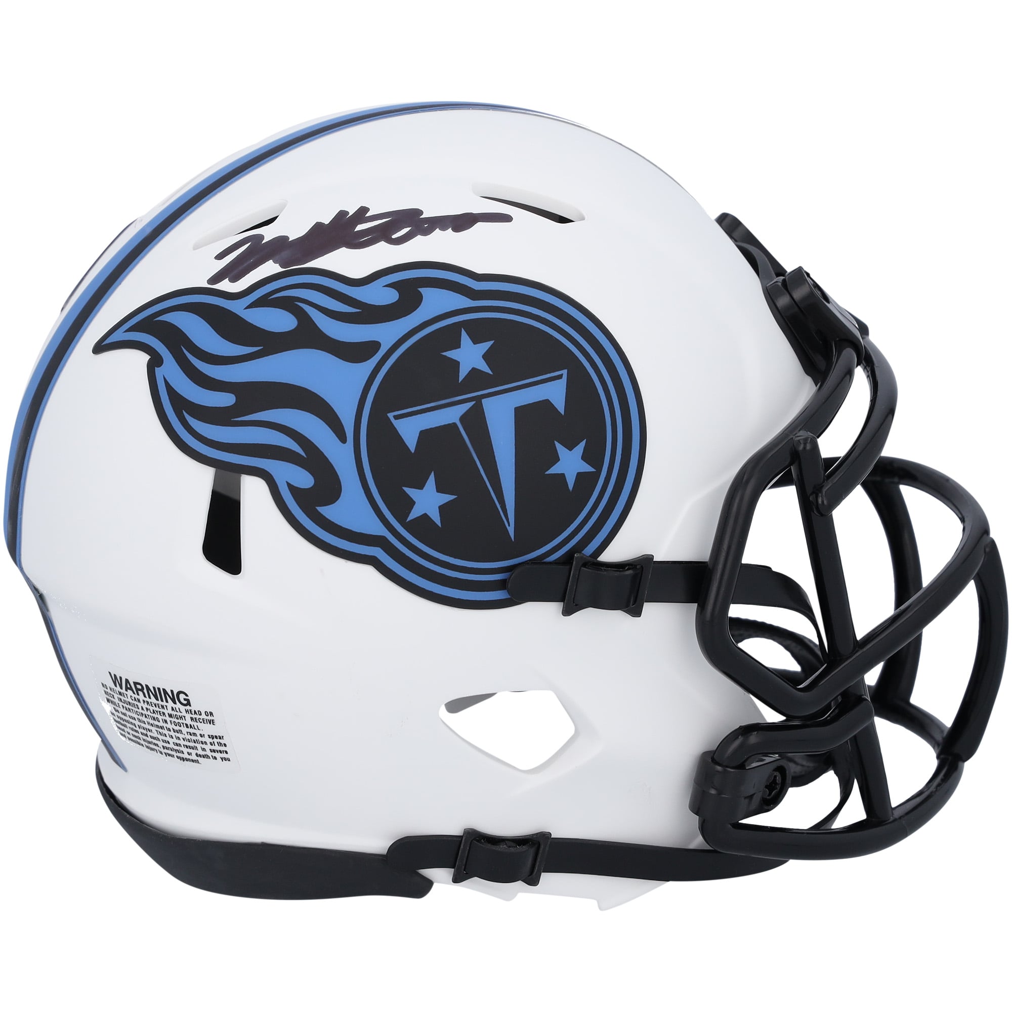 Casque Mini Football Riddell Speed Lunar Tennessee Titans - Édition Officielle NFL