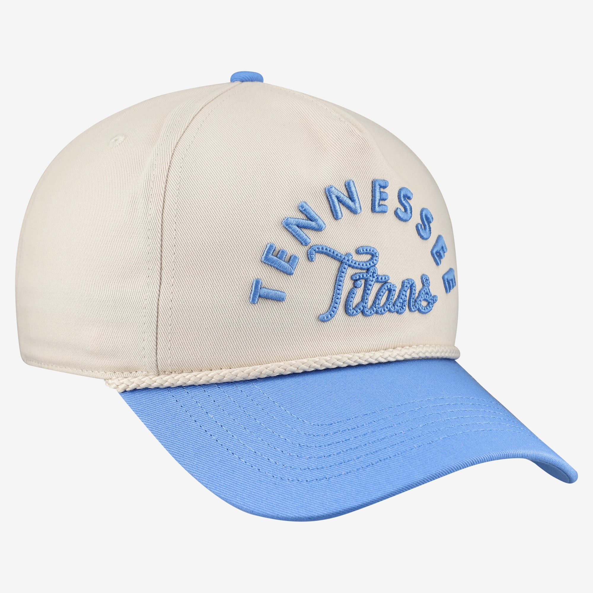 Casquette ajustable pour femme '47 Tennessee Titans, modèle Rope Script Hitch, couleur naturelle