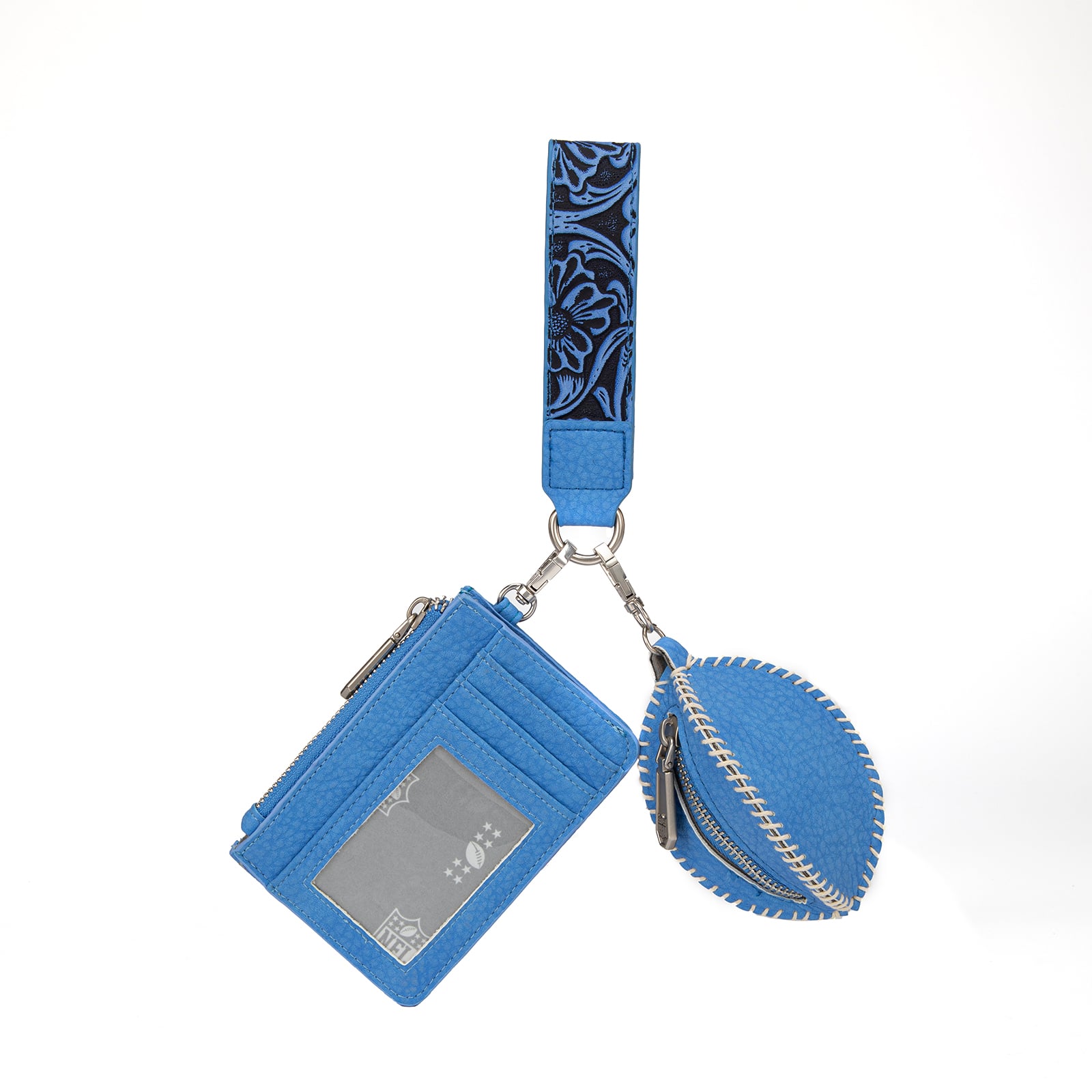 Portefeuille et bracelet porte-clés football Montana West Tennessee Titans pour femmes