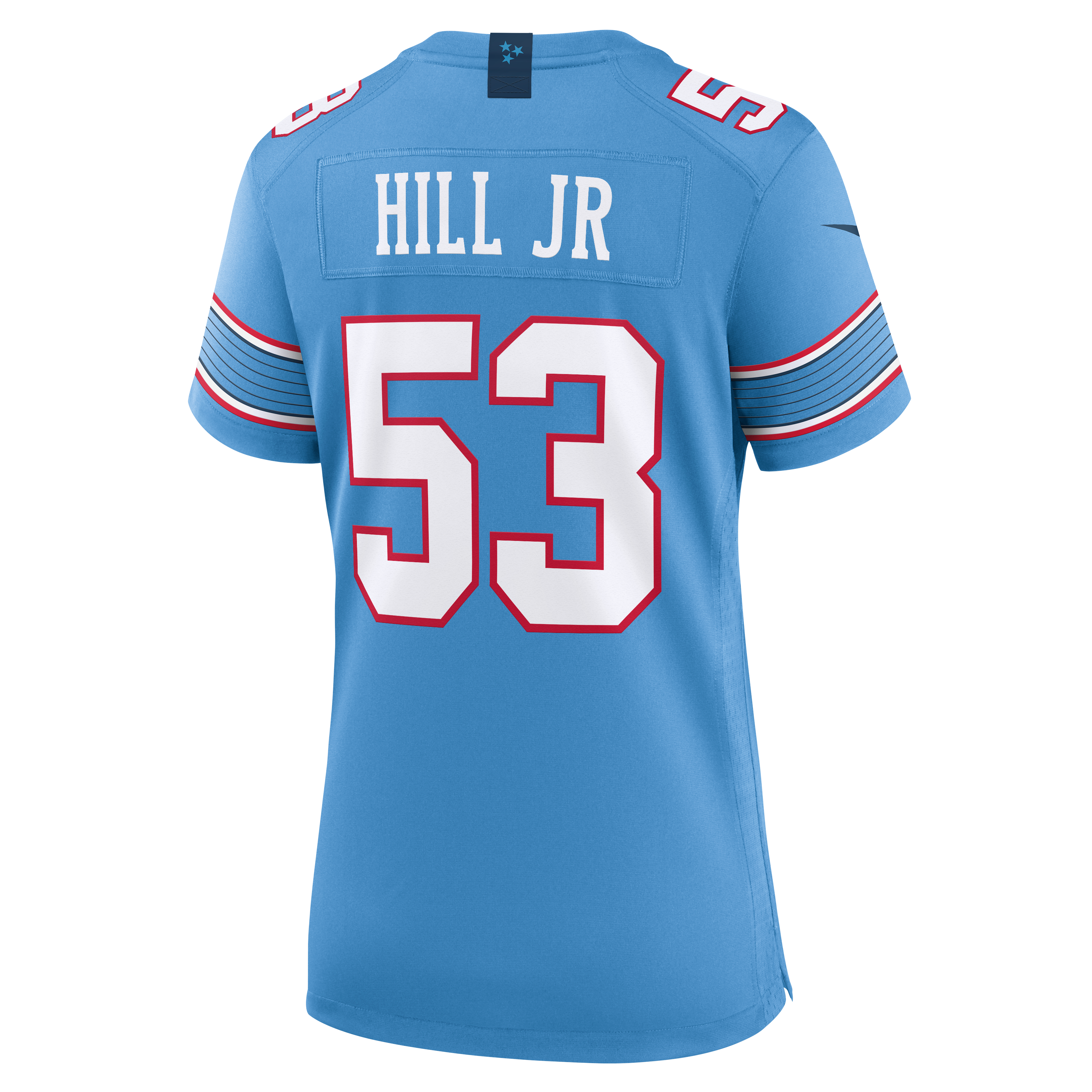 Women's Nike Anthony Hill Jr. Light Blue Tennessee Titans Team Game Jersey