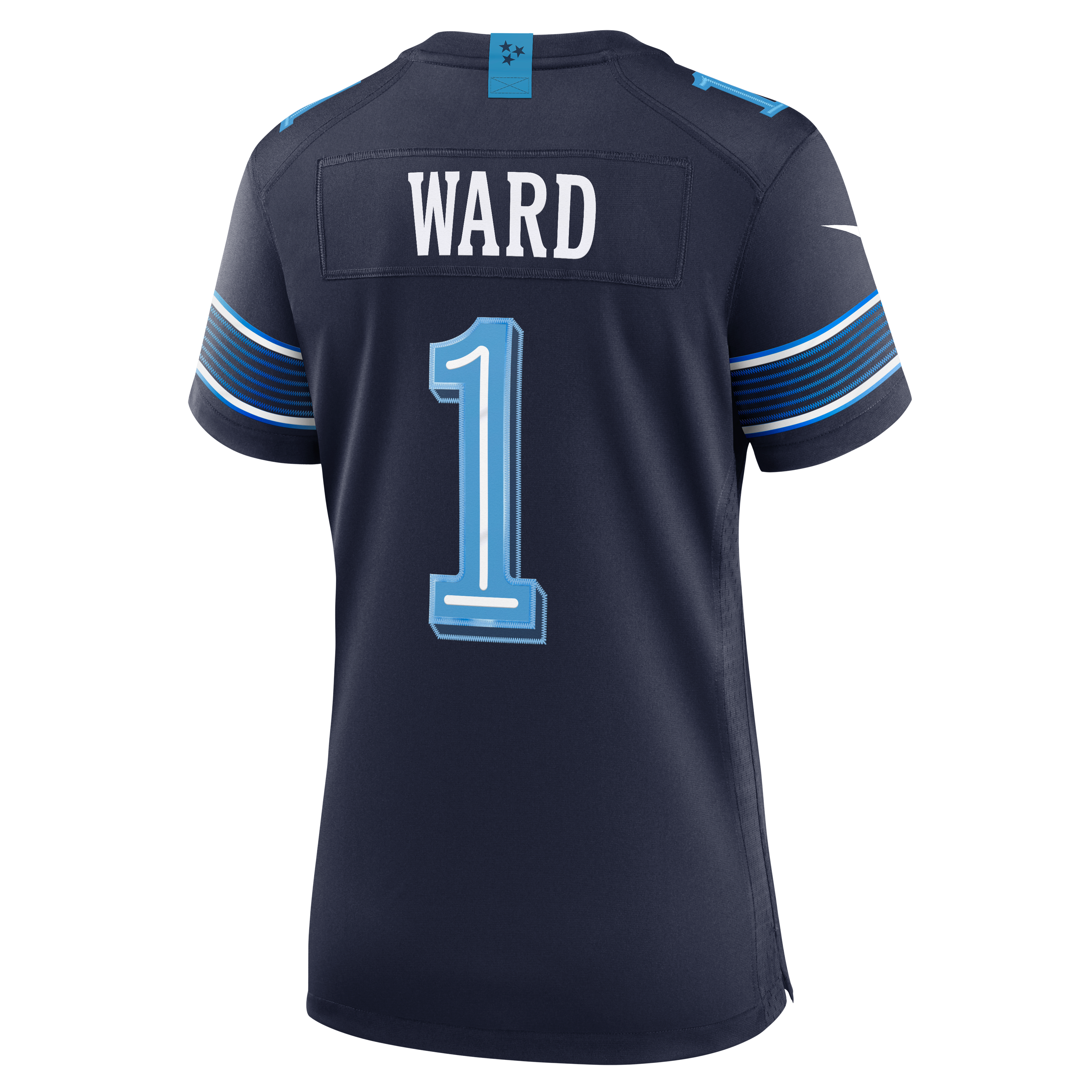 Women's Nike Cameron Ward Navy Tennessee Titans 2026 Rivalries Collection Game Jersey