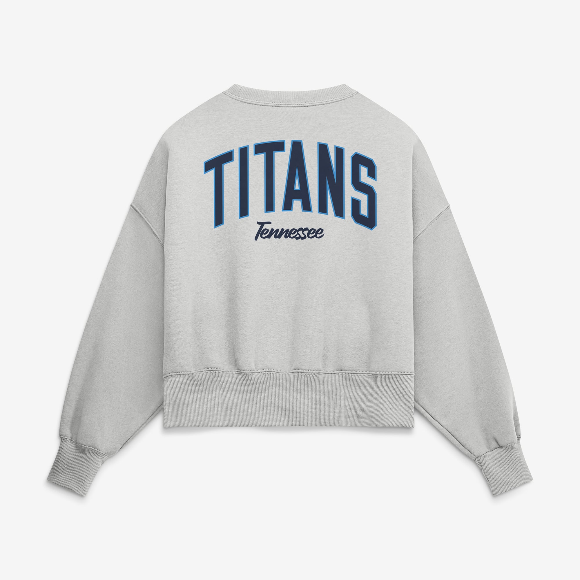Women's Nike Gray Tennessee Titans Oversized Primetime Phoenix Fleece Sweatshirt